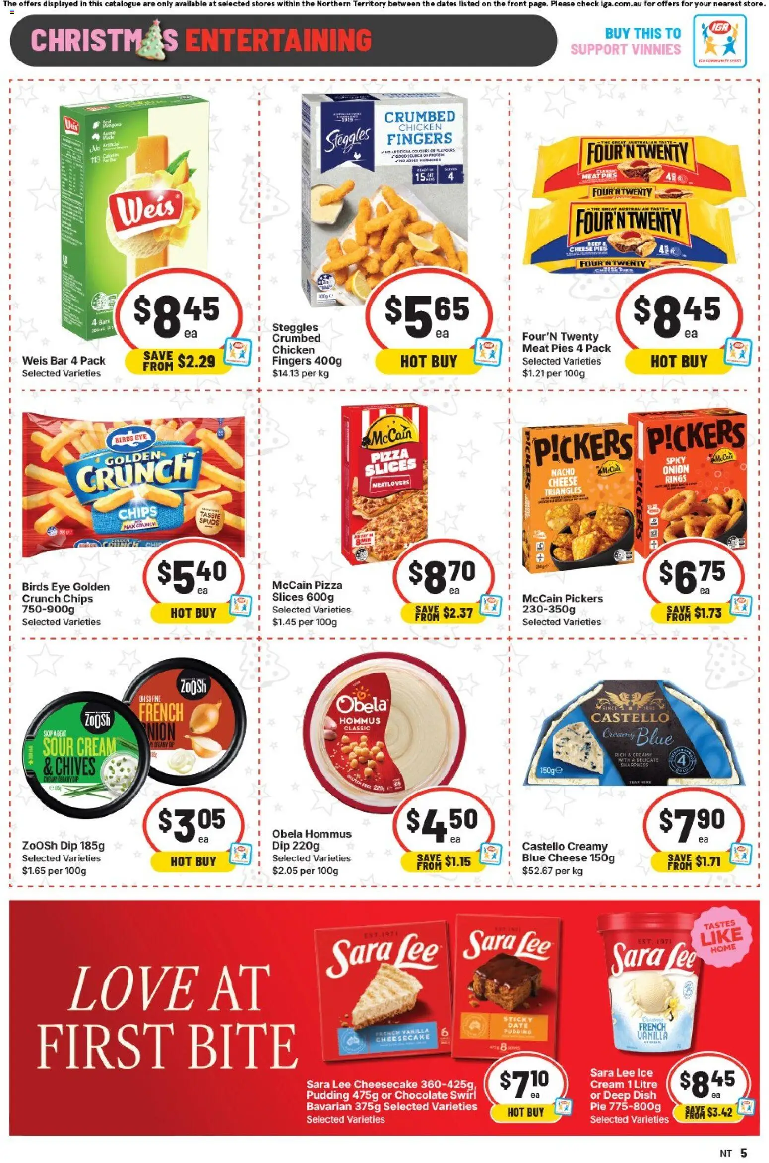 IGA catalogue - valid from 17.12.2025 | Page: 5 | Products: Beef, Chips, Date, Pies