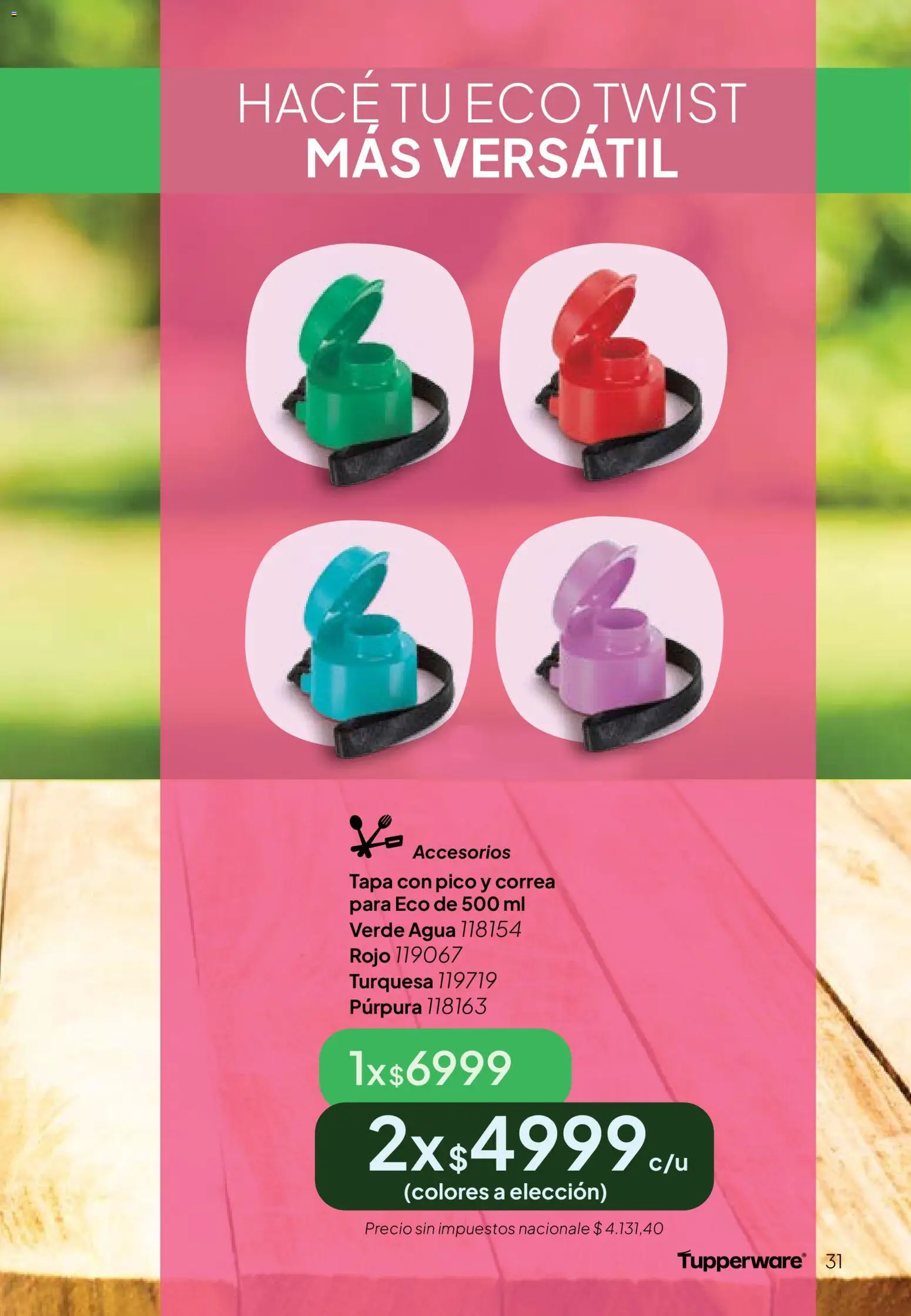Tupperware Folleto │ válido desde el 10.04.2026 | Página: 32 | Productos: Pico, Agua