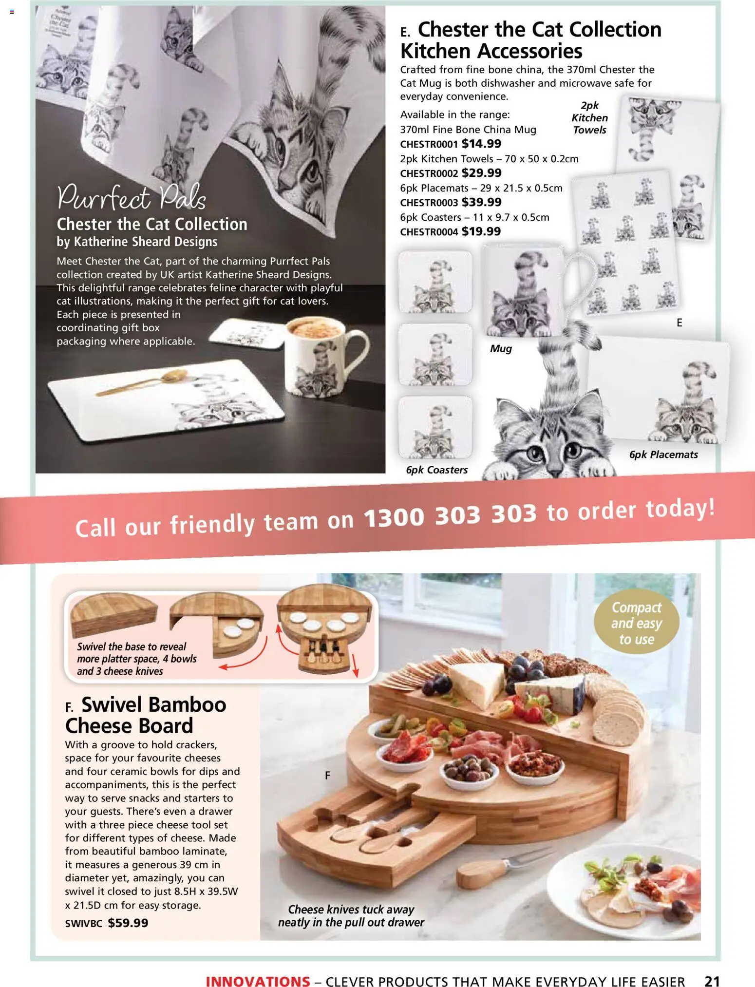 Innovations catalogue - valid from 26.03.2026 | Page: 21 | Products: Coasters, Cheese, Microwave, Dishwasher
