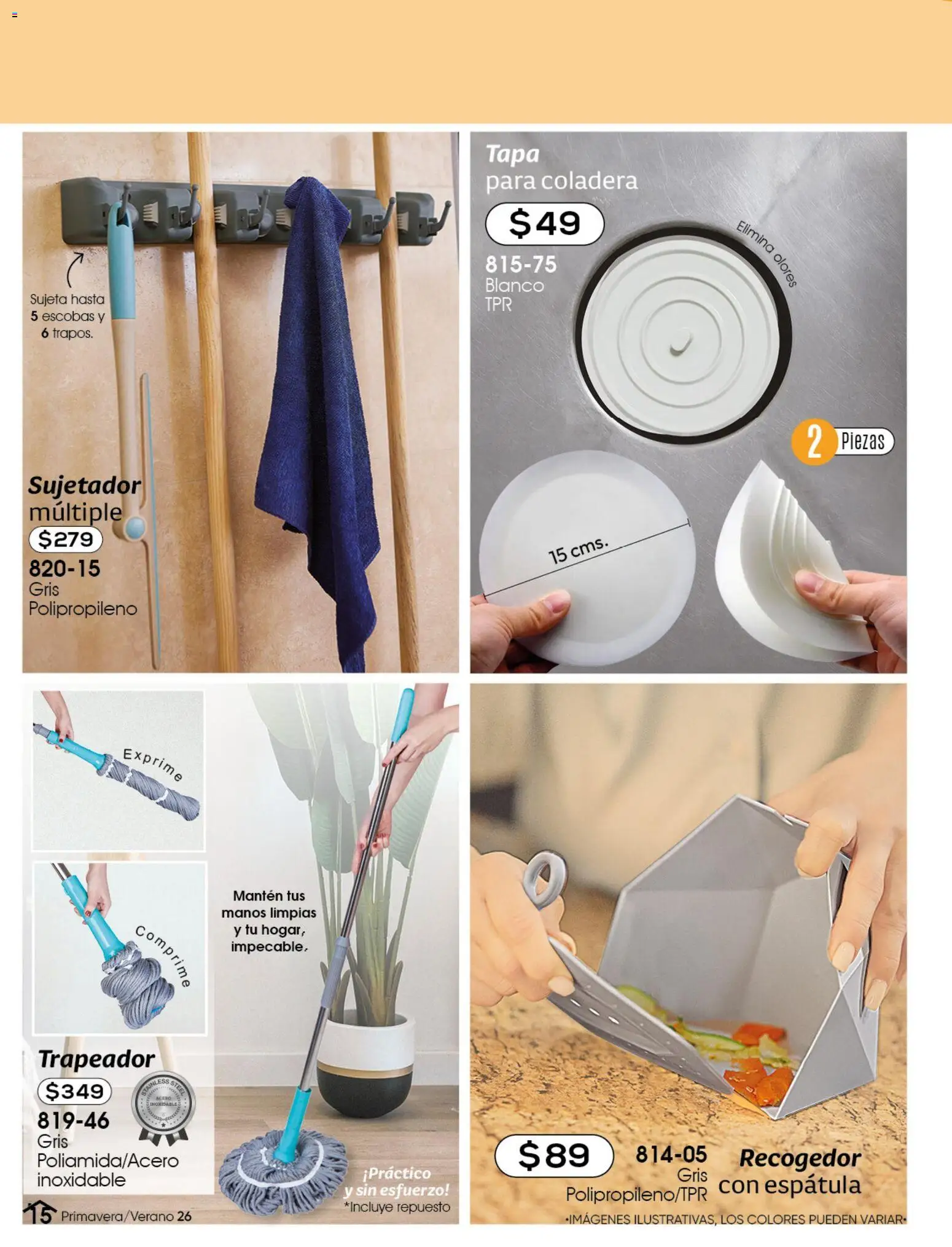 Nuevas ofertas de Cklass válidas en toda la República Mexicana desde el 02.01.2026. ¡Encuentra las mejores ofertas en Cklass catálogo Home! | Página: 16 | Productos: Espátula, Trapeador