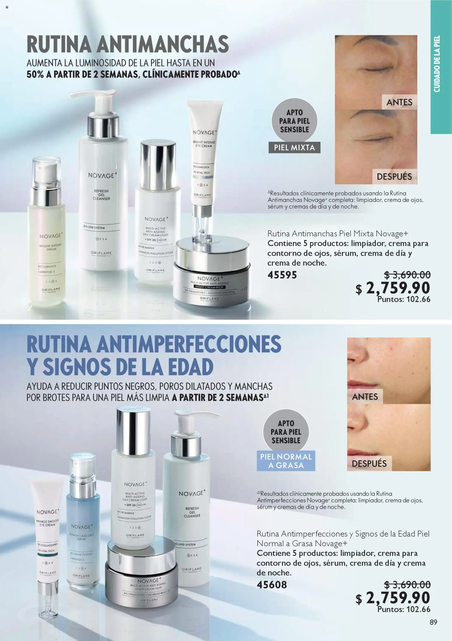 Nuevas ofertas de Oriflame válidas en toda la República Mexicana desde el 06.12.2025. ¡Encuentra las mejores ofertas en Oriflame campaña 12 2025! | Página: 89
