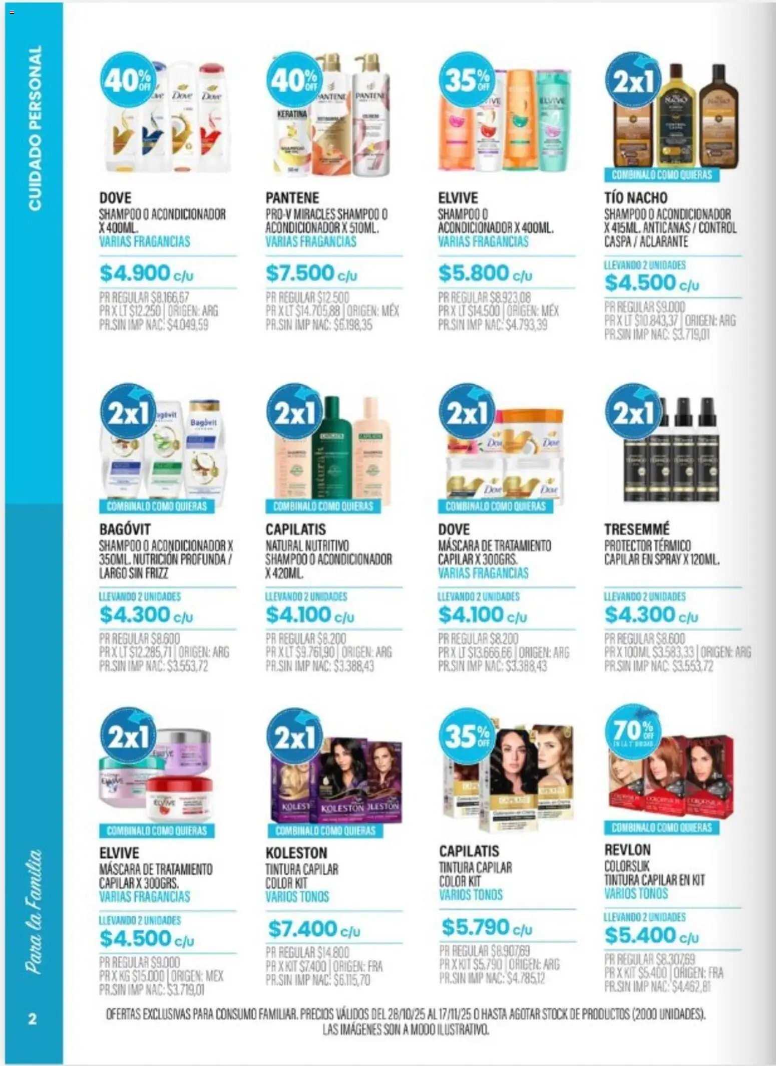 Pigmento catálogo │ válido desde el 28.10.2025 | Página: 2 | Productos: Máscara, Shampoo, Tintura, Acondicionador