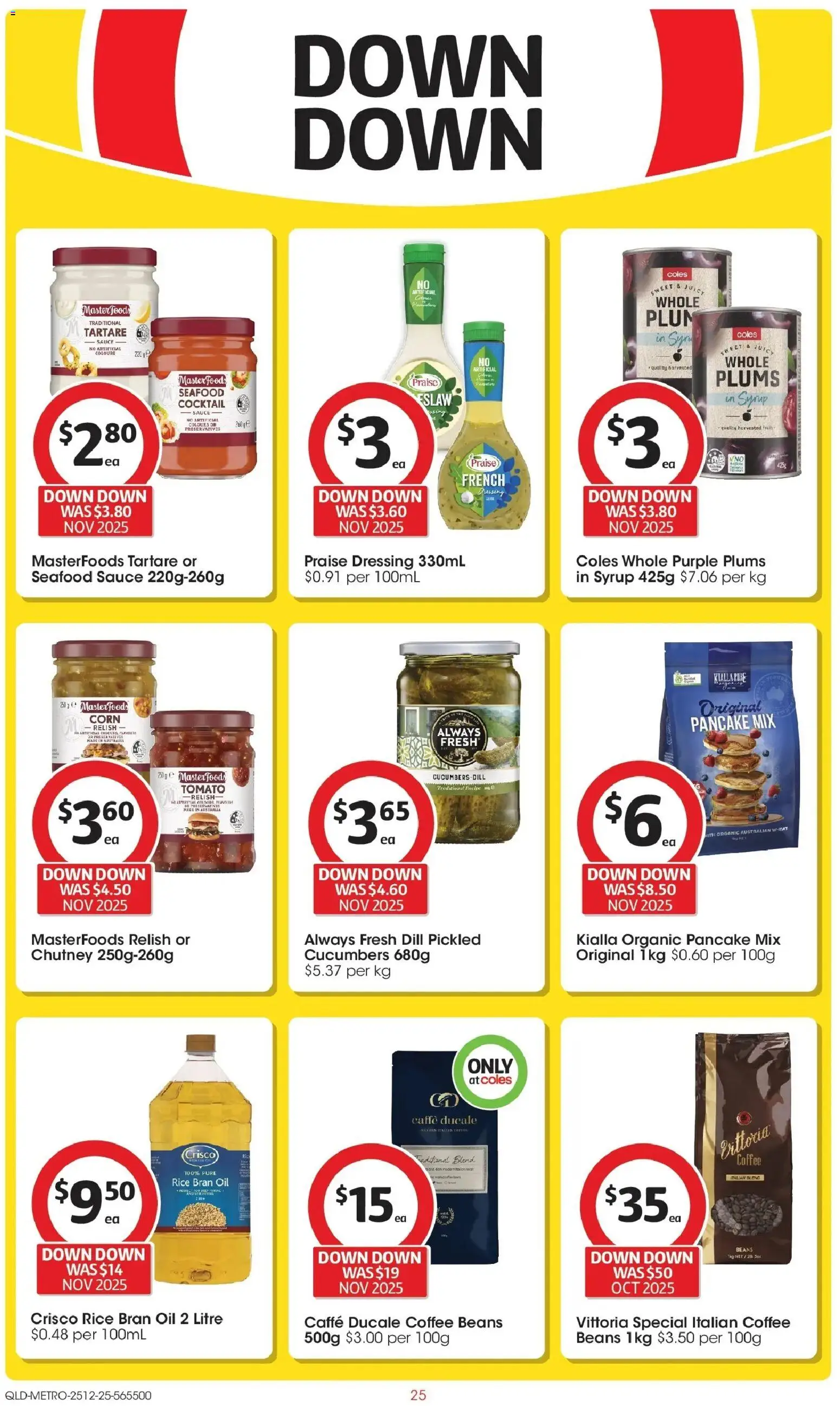Coles catalogue - valid from 25.12.2025 | Page: 25 | Products: Rice, Cucumbers, Relish, Dill