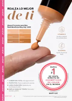 Nuevas ofertas de Mary Kay válidas en toda la República Mexicana desde el 01.07.2025. ¡Encuentra las mejores ofertas en Mary Kay catálogo! | Página: 3 | Productos: Fuente, Corrector