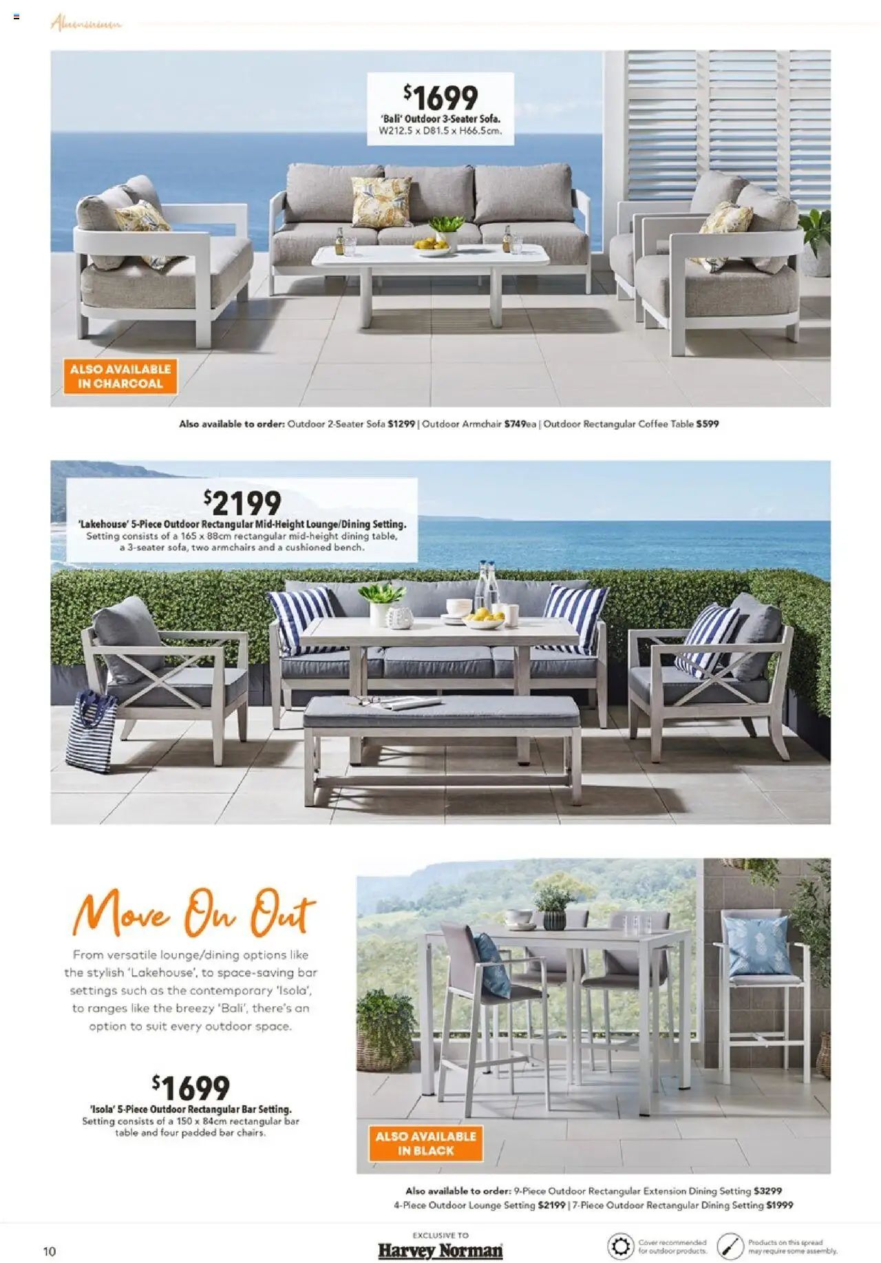 Harvey Norman catalogue - valid from 28.08.2025 | Page: 10 | Products: Sofa, Armchair, Coffee table, Table
