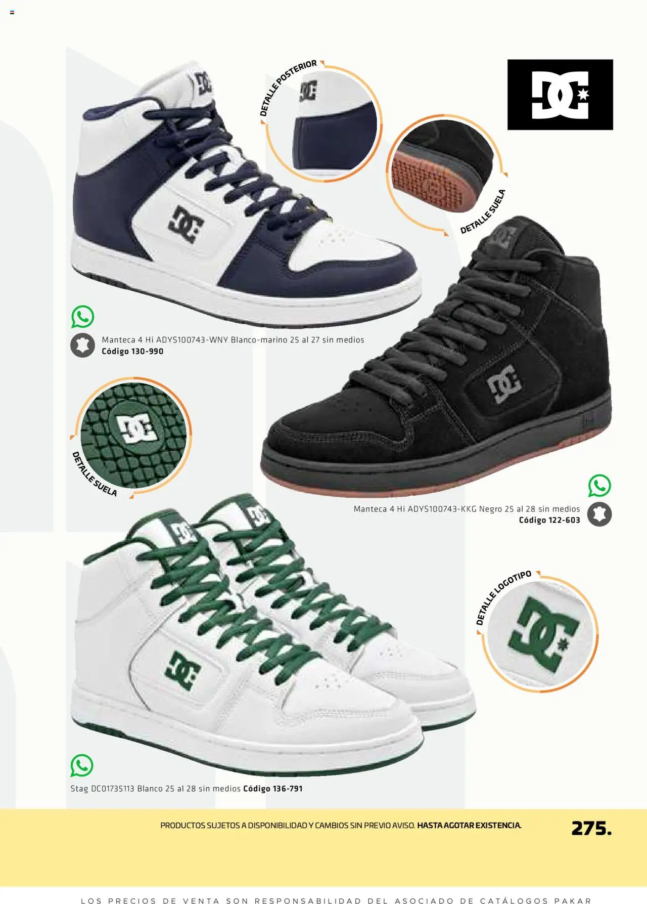 Nuevas ofertas de SC Pakar válidas en toda la República Mexicana desde el 29.08.2025. ¡Encuentra las mejores ofertas en SC Pakar - Catálogo Otoño Men Tomo 1! | Página: 275