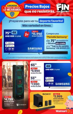 Vista previa de Walmart Buen Fin , nuevo folleto de la tienda, válido en México a partir del 06.11.2025 | Página: 5 | Productos: Audio, Barra
