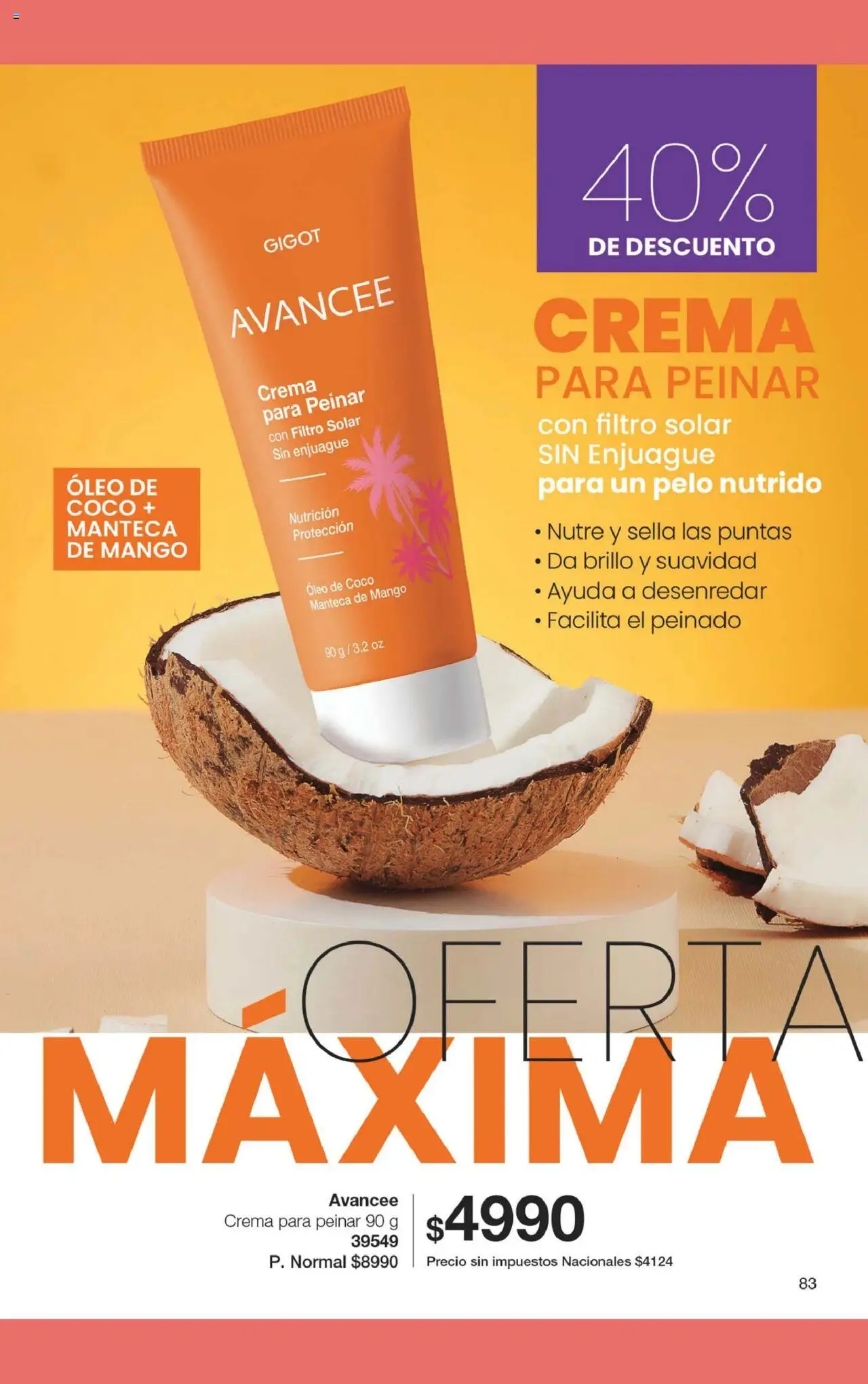 Gigot catálogo │ válido desde el 12.08.2025 | Página: 101 | Productos: Brillo, Mango, Manteca, Crema