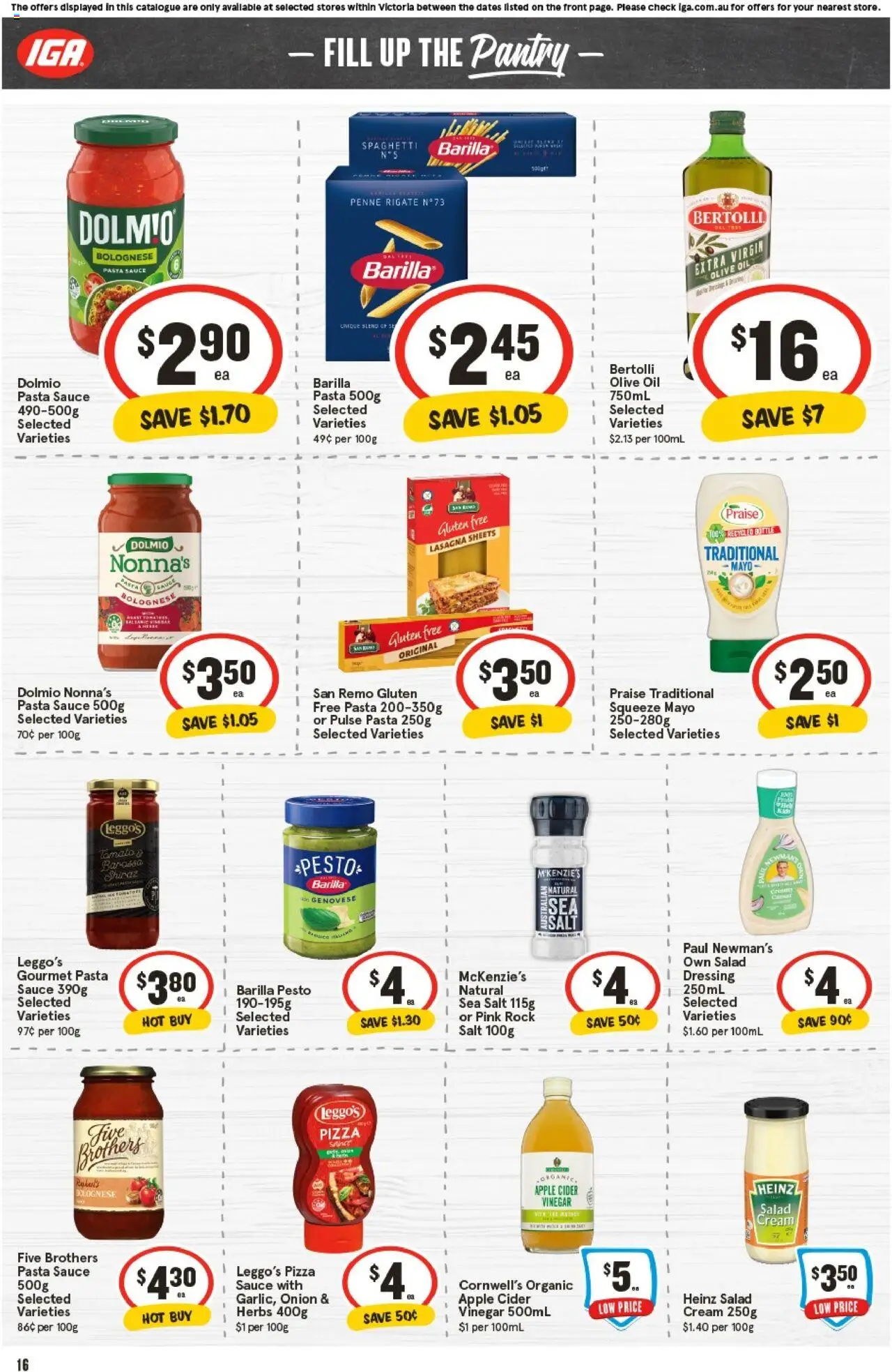 IGA catalogue - valid from 08.10.2025 | Page: 19 | Products: Dairy, Cream, Greens, Peach