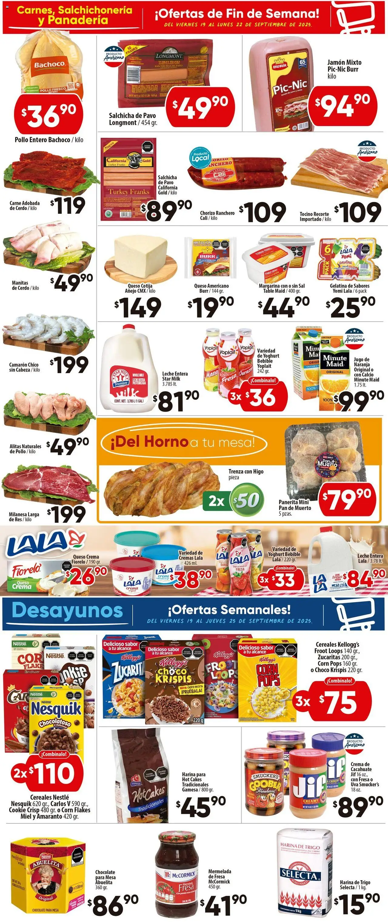 Nuevas ofertas de Calimax válidas en toda la República Mexicana desde el 19.09.2025. ¡Encuentra las mejores ofertas en Calimax - Folleto Tijuana! | Página: 2 | Productos: Cacahuate, Queso, Chocolate, Jamón