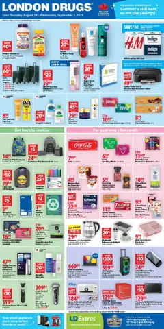Preview of London Drugs weekly flyer / circulaire from shop London Drugs valid from 28.08.2025