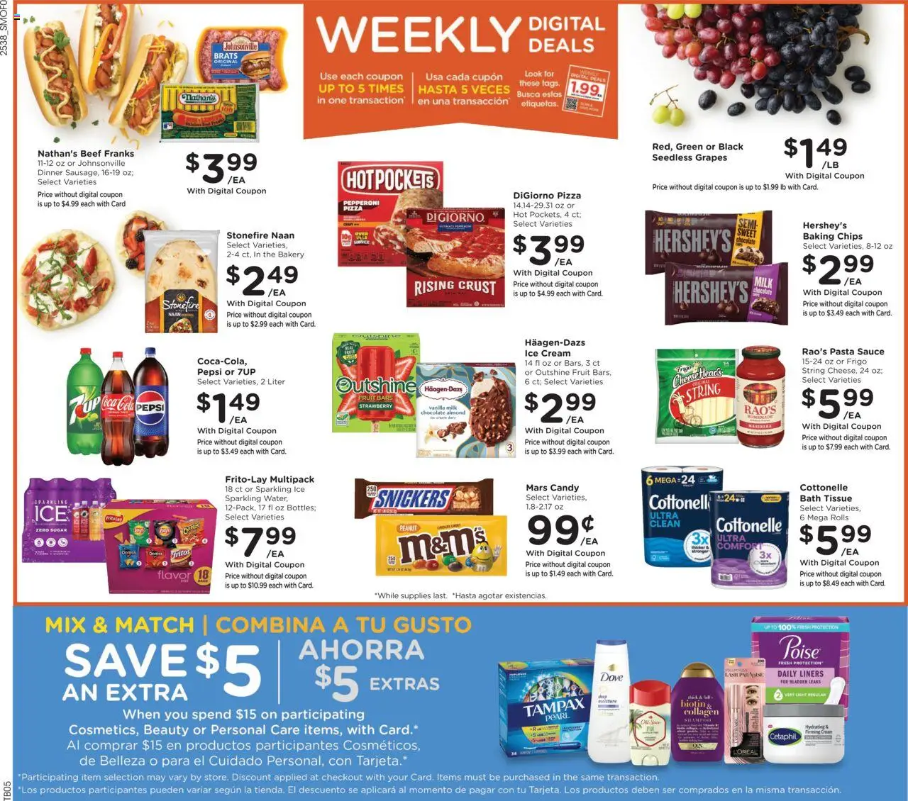 Smith's Weekly Ad - WY - valid from 22.10.2025 | Page: 2 | Products: Cheese, Pasta, Cream, Sauce