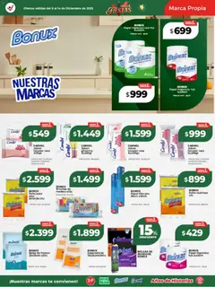 Vista previa Vital - Especial nuestras marcas - Abasto válido desde el 08.12.2025 | Página: 2 | Productos: Papel higiénico, Bolsa, Jabón, Freezer
