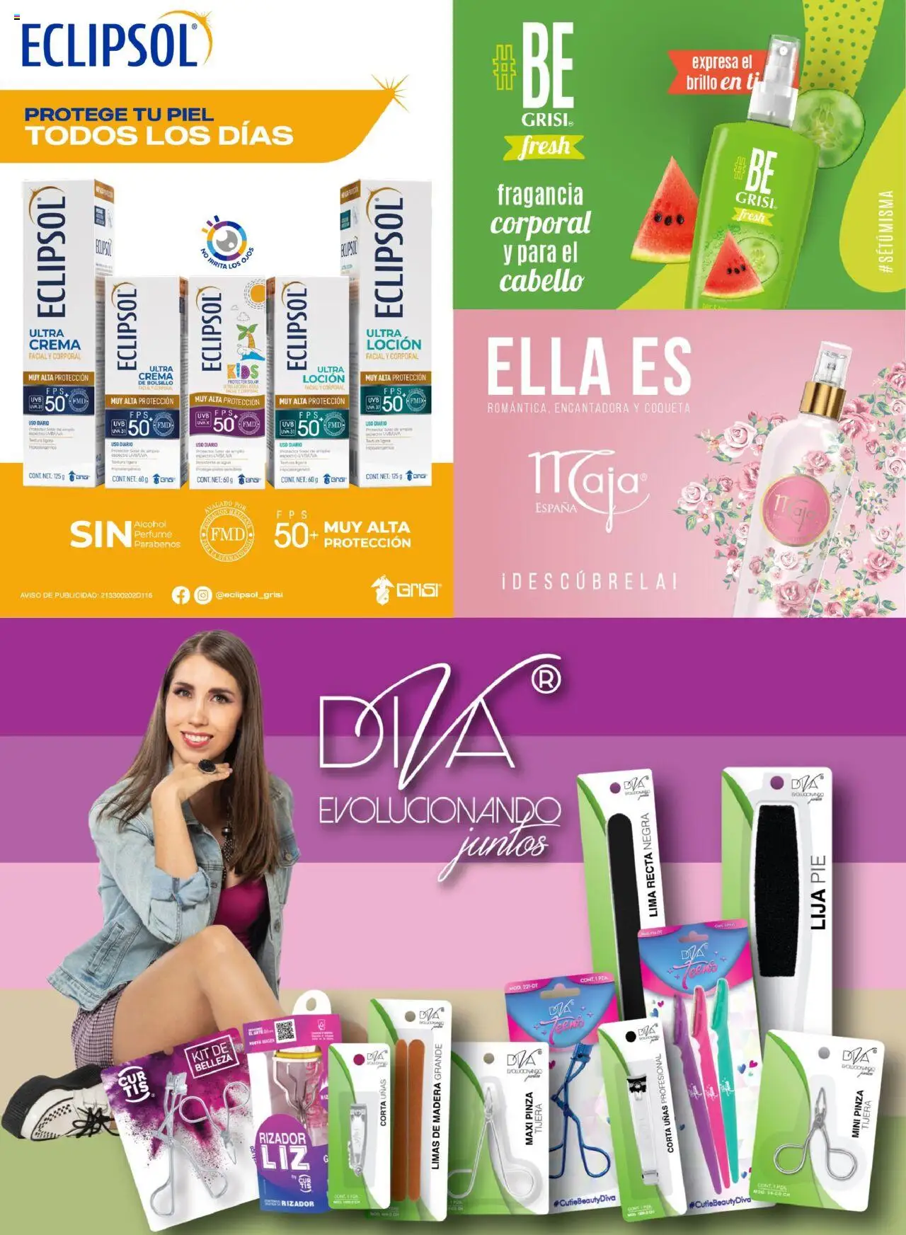Nuevas ofertas de Chedraui válidas en toda la República Mexicana desde el 02.05.2025. ¡Encuentra las mejores ofertas en Chedraui folleto Vive Bella! | Página: 11 | Productos: Crema, Agua, Body, Protector solar
