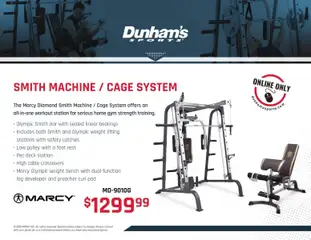 Preview of Dunham's Sports weekly ads valid from 20.11.2025 | Page: 31 | Products: Bearings, Cable, Weight