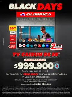 Olímpica - Ofertas BLACK DAYS -  Vista previa de la revista de la tienda Olímpica valido desde el 19.11.2025