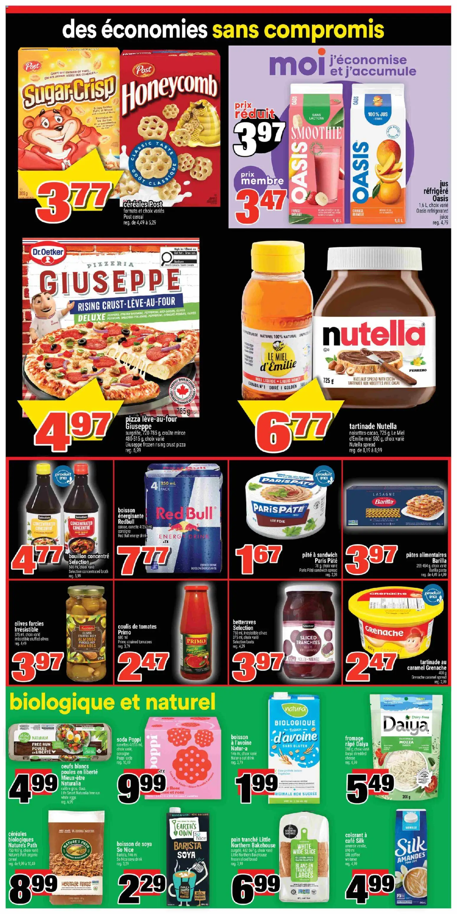 Super C flyer valid from 25.12.2025 | Page: 5 | Products: Pasta, Bread, Chicken, Tomatoes