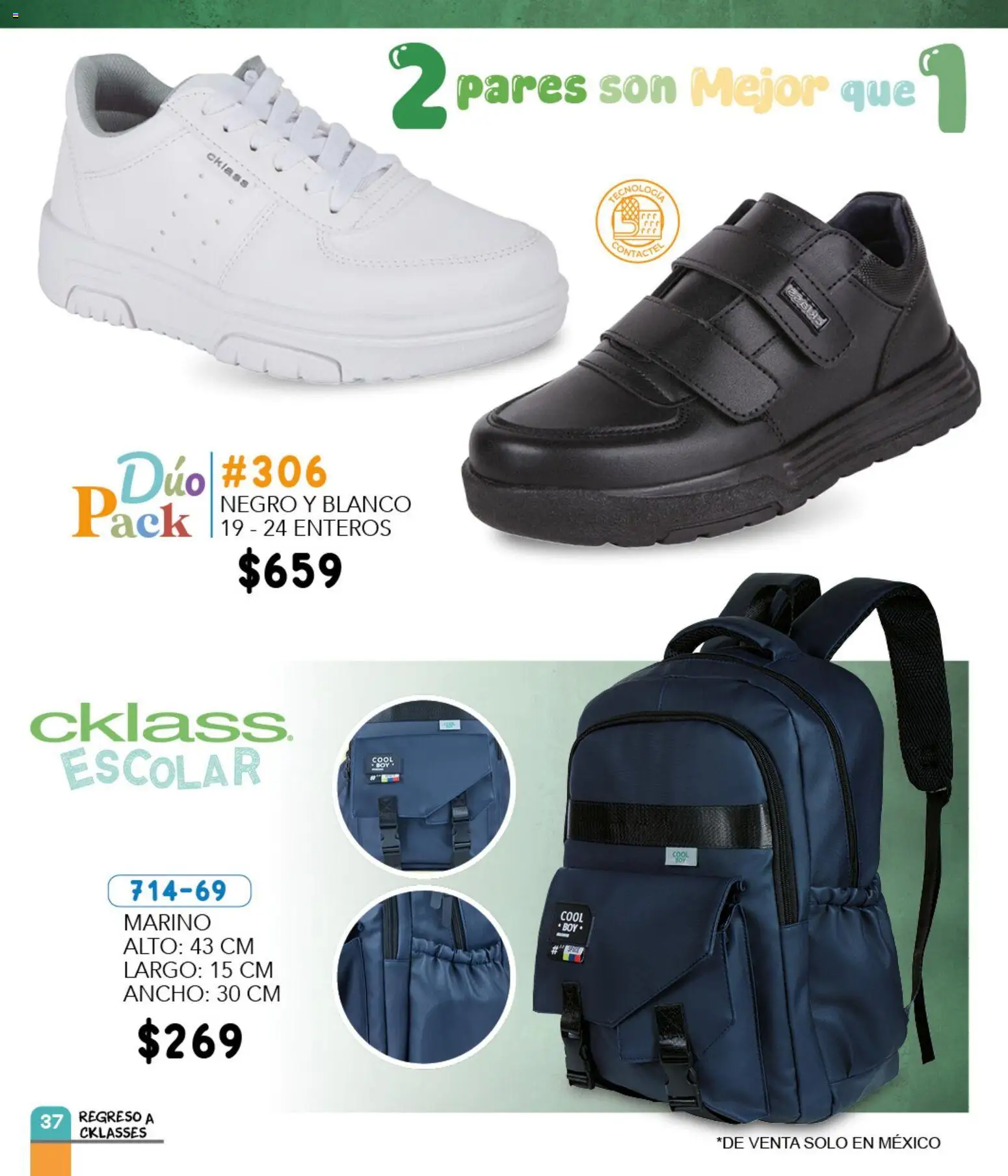 Nuevas ofertas de Cklass válidas en toda la República Mexicana desde el 06.01.2026. ¡Encuentra las mejores ofertas en Cklass catálogo Regreso a clases 2026! | Página: 38