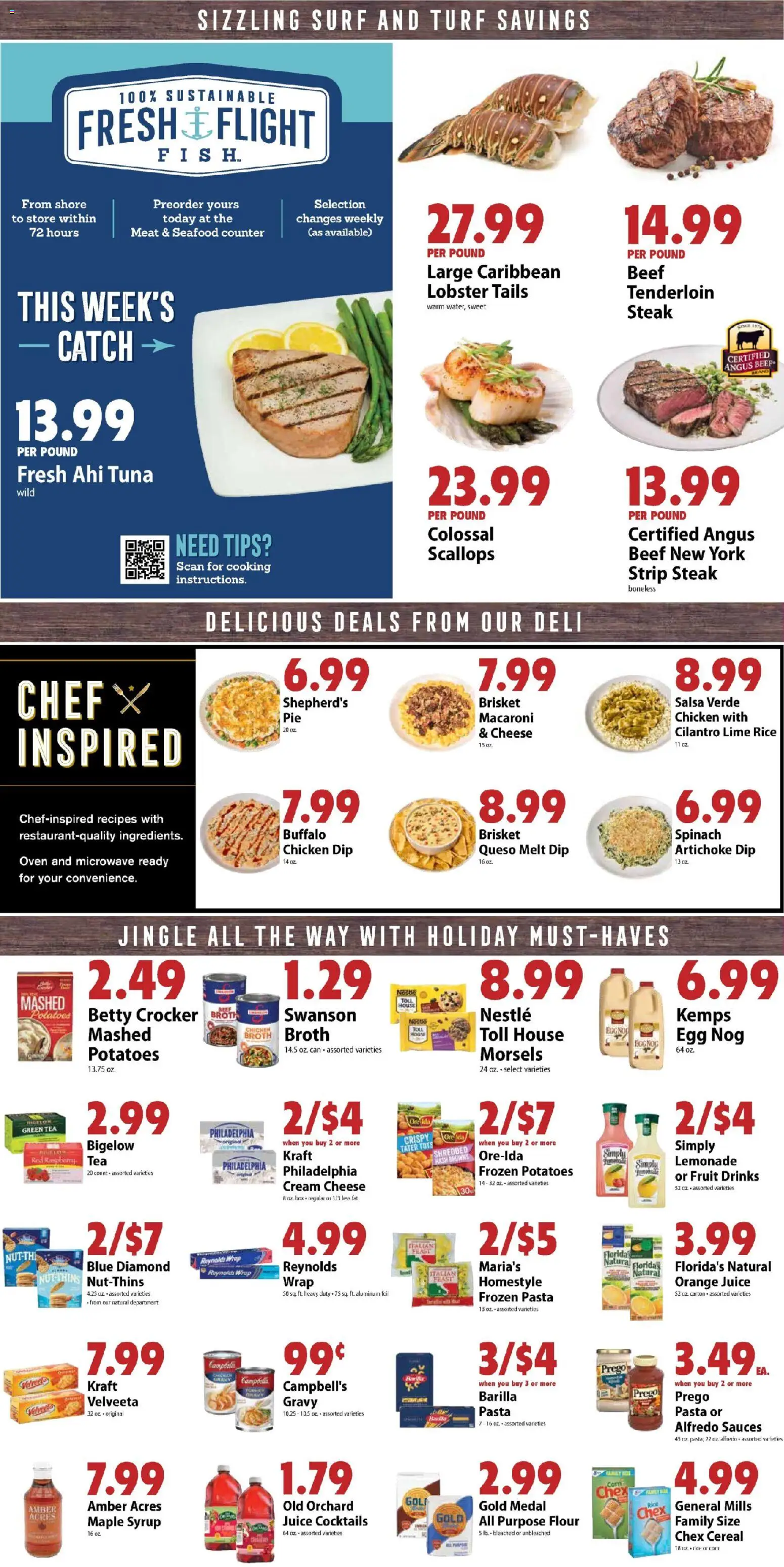 Festival Foods Weekly Ad - valid from 10.12.2025 | Page: 4 | Products: Green Tea, Spinach, Microwave, Potatoes