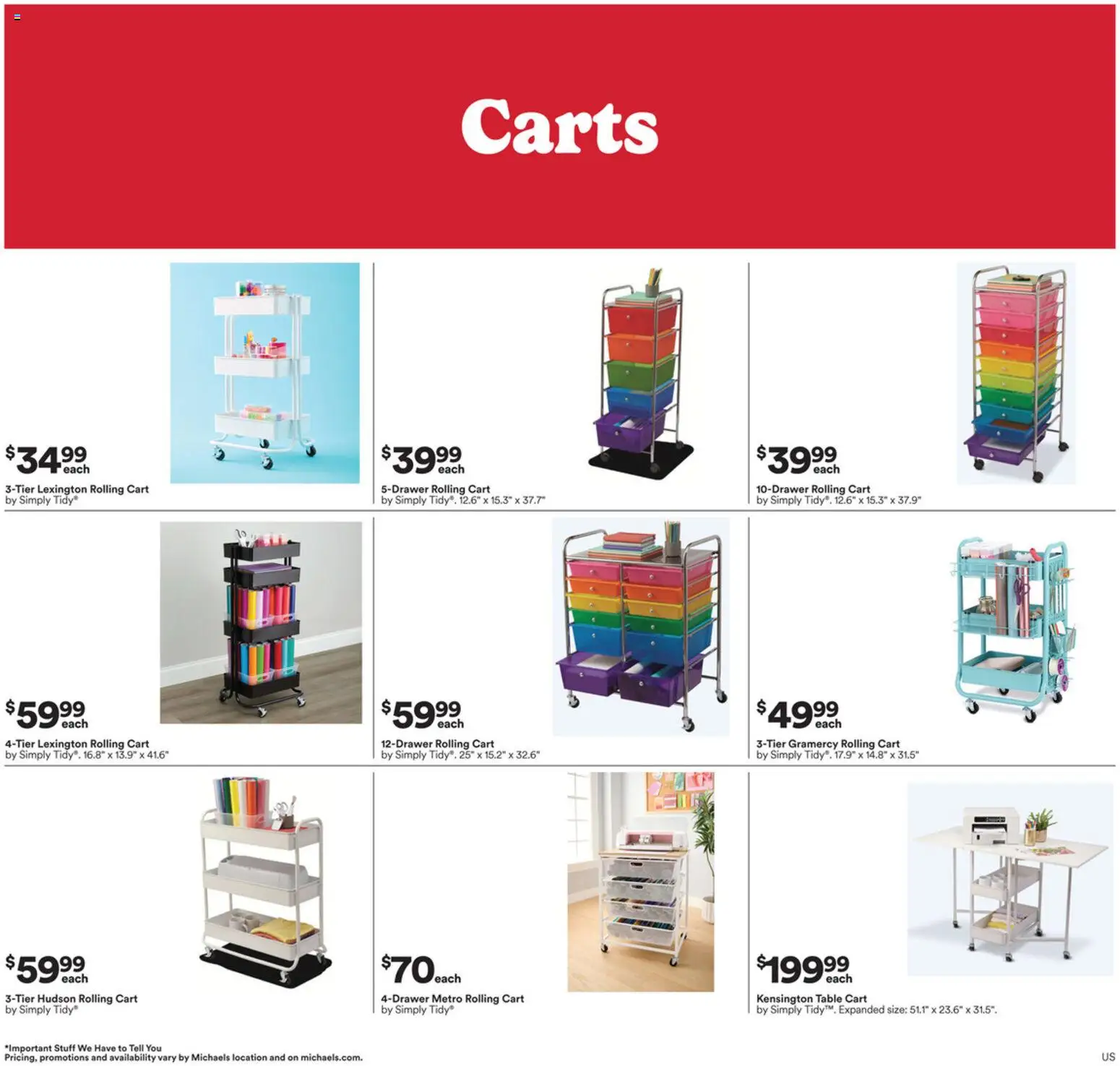 Michaels Weekly Ad - valid from 01.12.2025 | Page: 9 | Products: Table, Peach