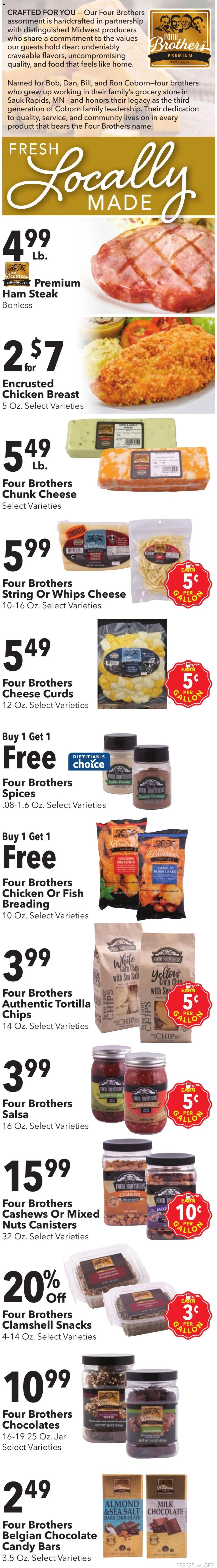 Cash Wise Weekly Ad - valid from 20.08.2025 | Page: 4 | Products: Milk, Cheese, Ham, Spices