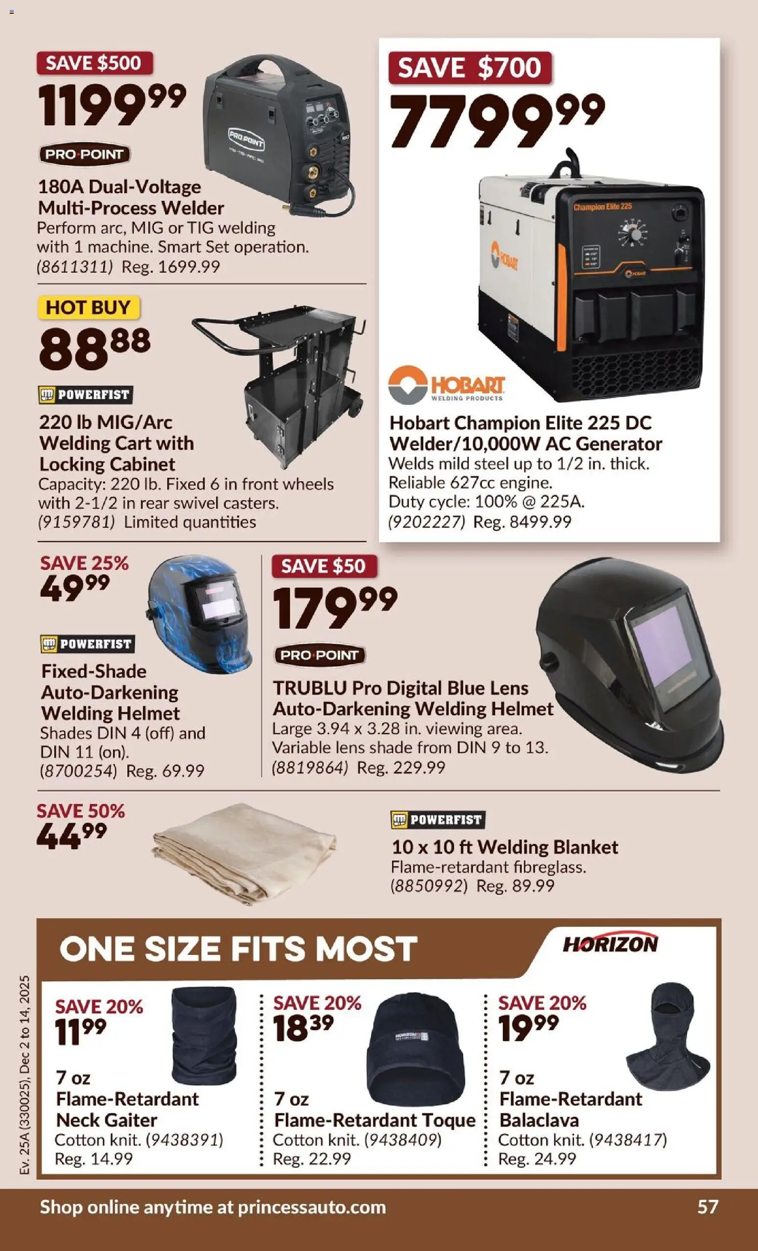 Princess Auto flyer valid from 02.12.2025 | Page: 62 | Products: Blanket, Cabinet