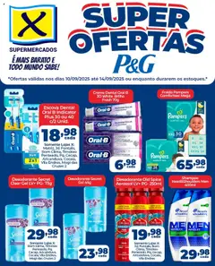 X Supermercados - Ofertas P&G - Pré-Visualização do folheto da loja X Supermercados, válido de 10.09.2025