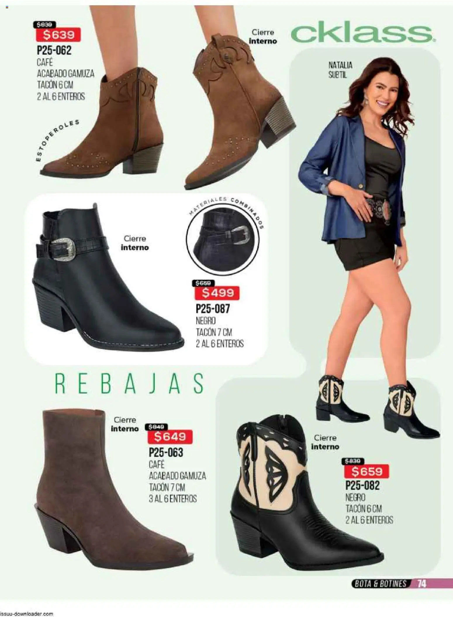 Nuevas ofertas de Cklass válidas en toda la República Mexicana desde el 31.10.2025. ¡Encuentra las mejores ofertas en Cklass catálogo Super Rebajas Ropa! | Página: 348 | Productos: Café, Gamuza, Botines