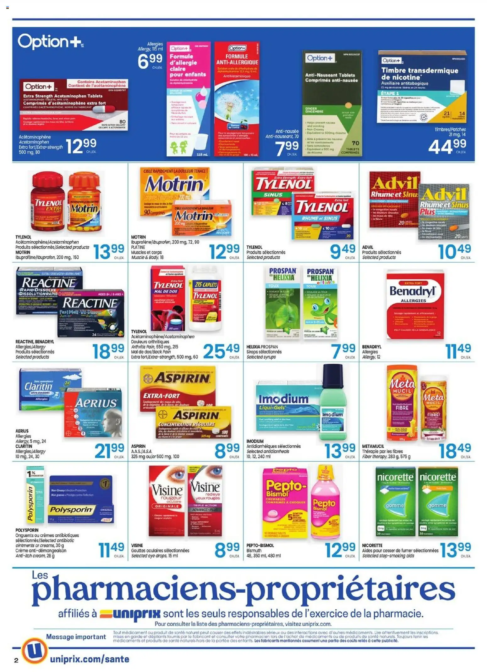 Uniprix flyer valid from 09.04.2026 | Page: 2