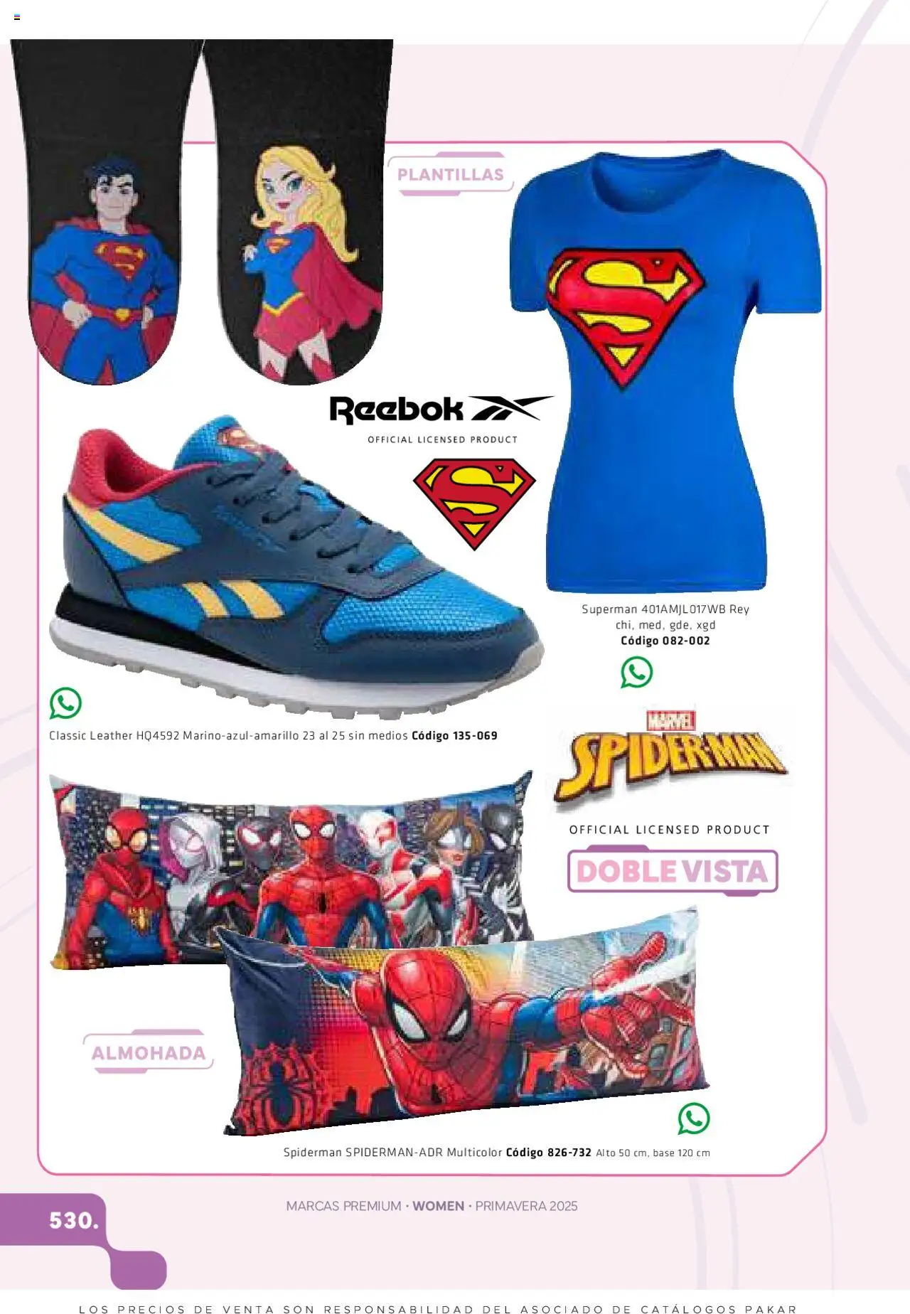 Nuevas ofertas de SC Pakar válidas en toda la República Mexicana desde el 06.03.2025. ¡Encuentra las mejores ofertas en SC Pakar catálogo Women! | Página: 530 | Productos: Almohada