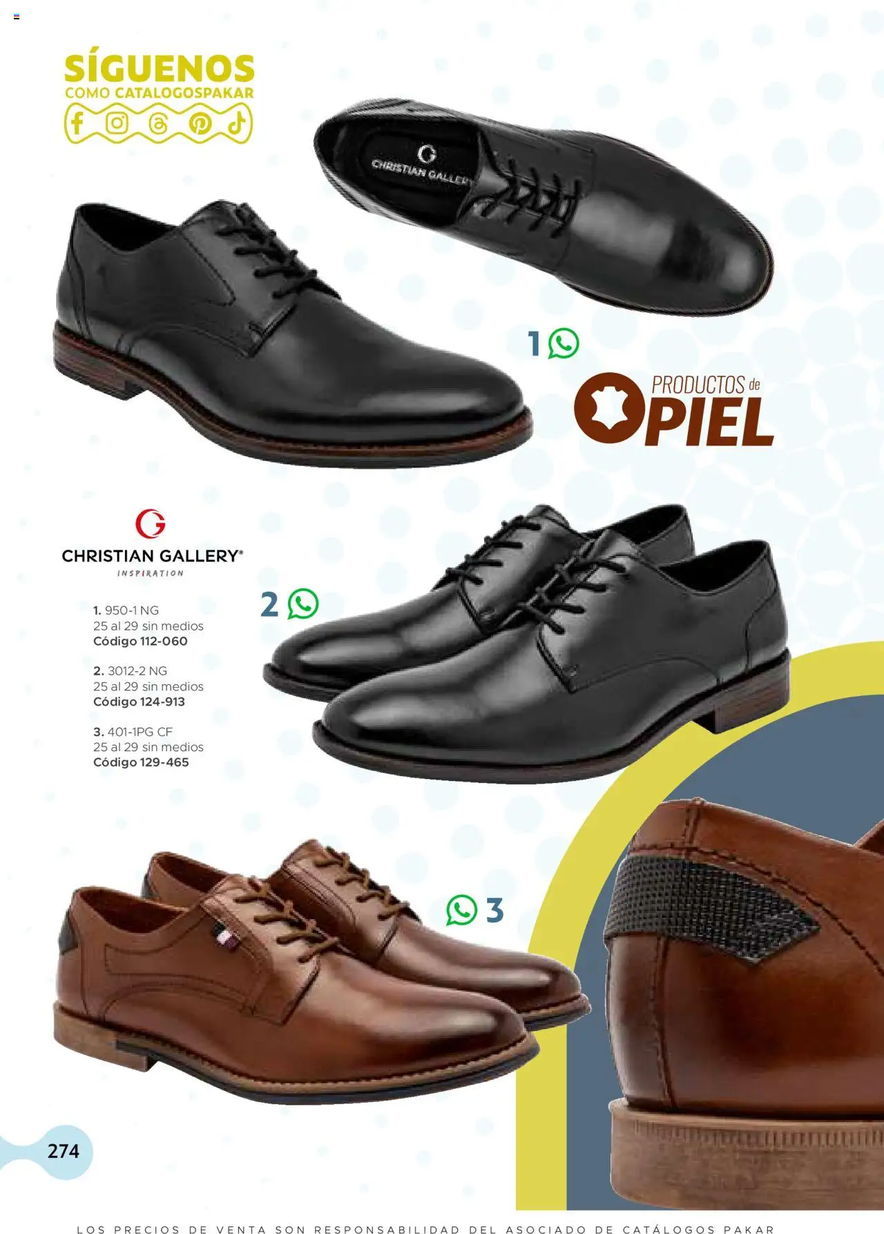 Nuevas ofertas de SC Pakar válidas en toda la República Mexicana desde el 24.07.2025. ¡Encuentra las mejores ofertas en SC Pakar - Catálogo Hombre otoño / invierno! | Página: 274