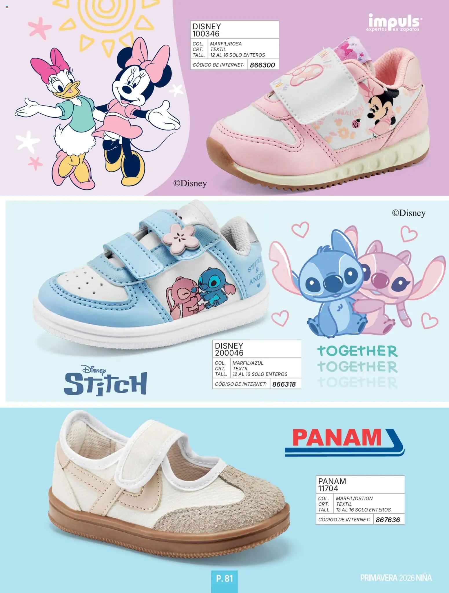 Nuevas ofertas de Impuls válidas en toda la República Mexicana desde el 01.01.2026. ¡Encuentra las mejores ofertas en Impuls catálogo Niña! | Página: 83 | Productos: Zapatos