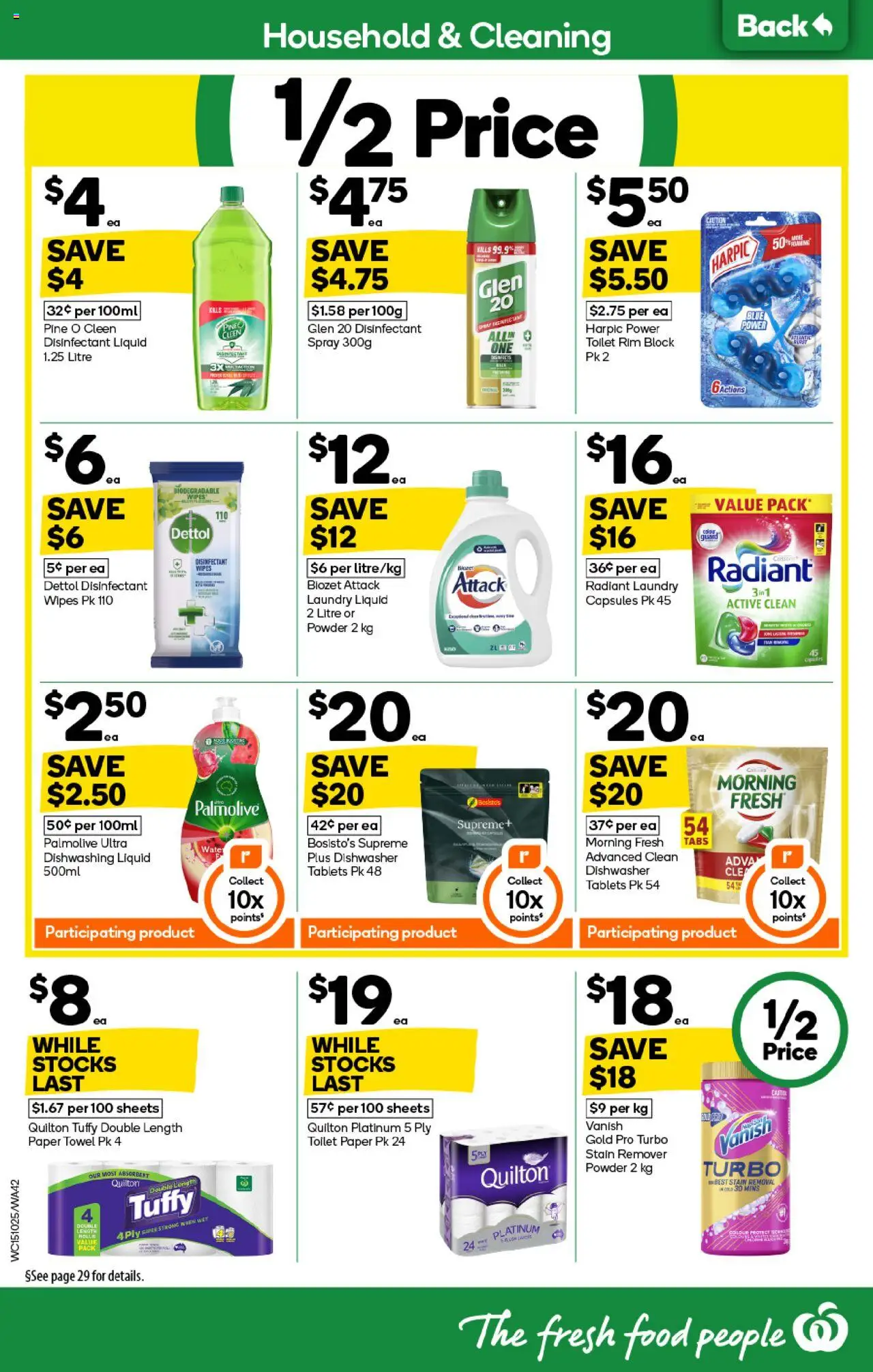 Woolworths catalogue - valid from 15.10.2025 | Page: 42 | Products: Household, Powder, Laundry, Tablets