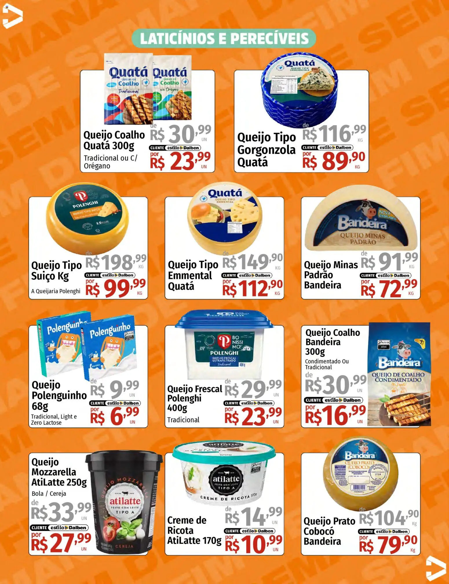 Supermercado Dalben Folheto - válido de 13.03.2026 | Página: 11 | Produtos: Cereja, Queijo, Queijo coalho, Orégano