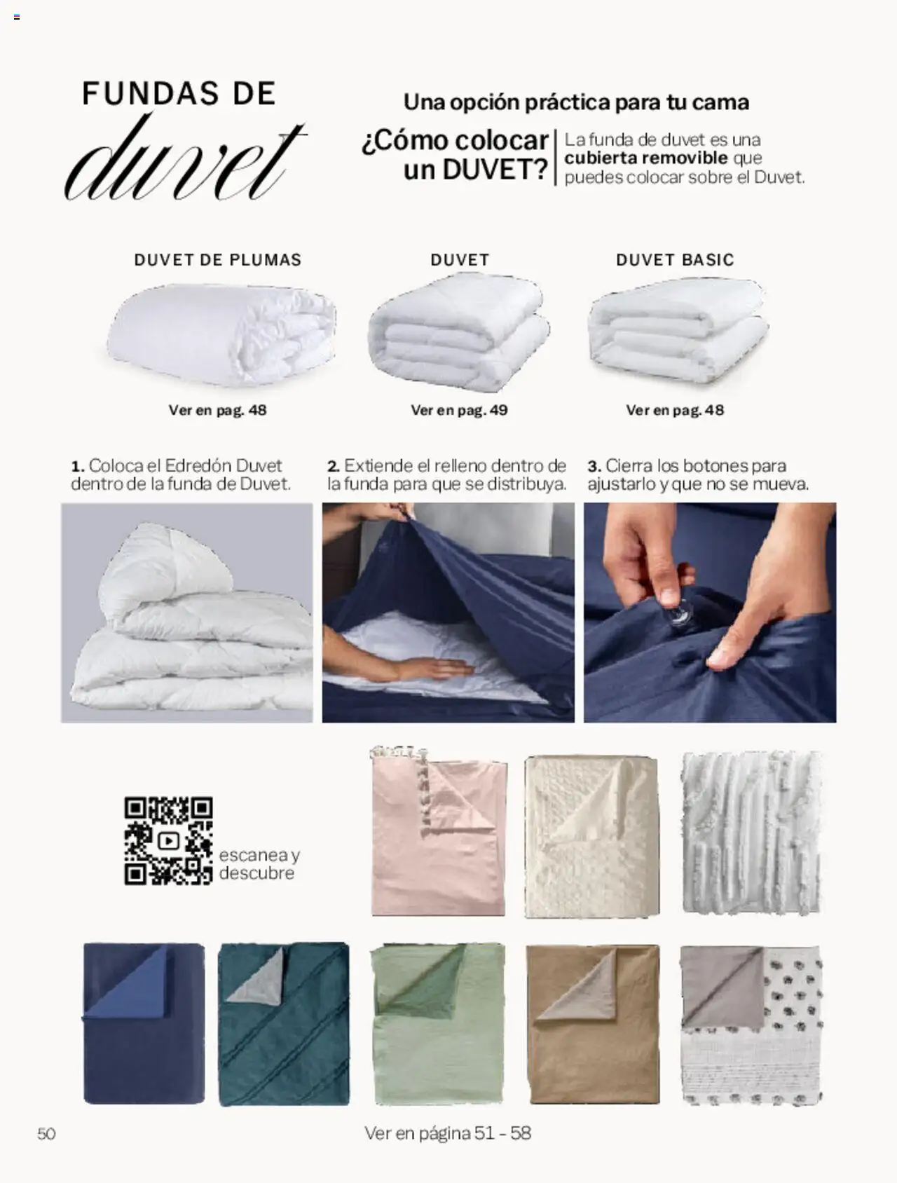 Nuevas ofertas de Vianney válidas en toda la República Mexicana desde el 07.03.2025. ¡Encuentra las mejores ofertas en Vianney catálogo Primavera! | Página: 52 | Productos: Funda, Cama, Sobre