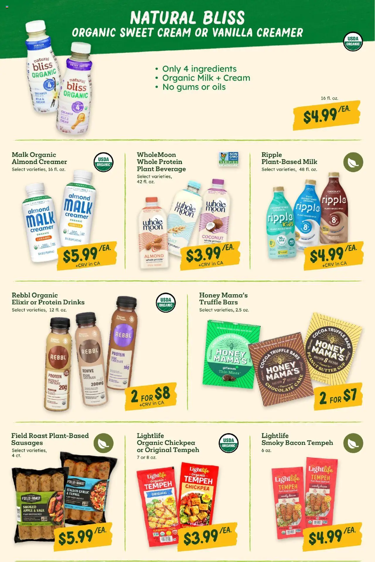 Sprouts Monthly Ad - valid from 24.09.2025 | Page: 23 | Products: Butter, Chocolate, Cream, Garlic