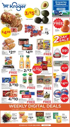 Preview of Kroger weekly ads valid from 22.10.2025