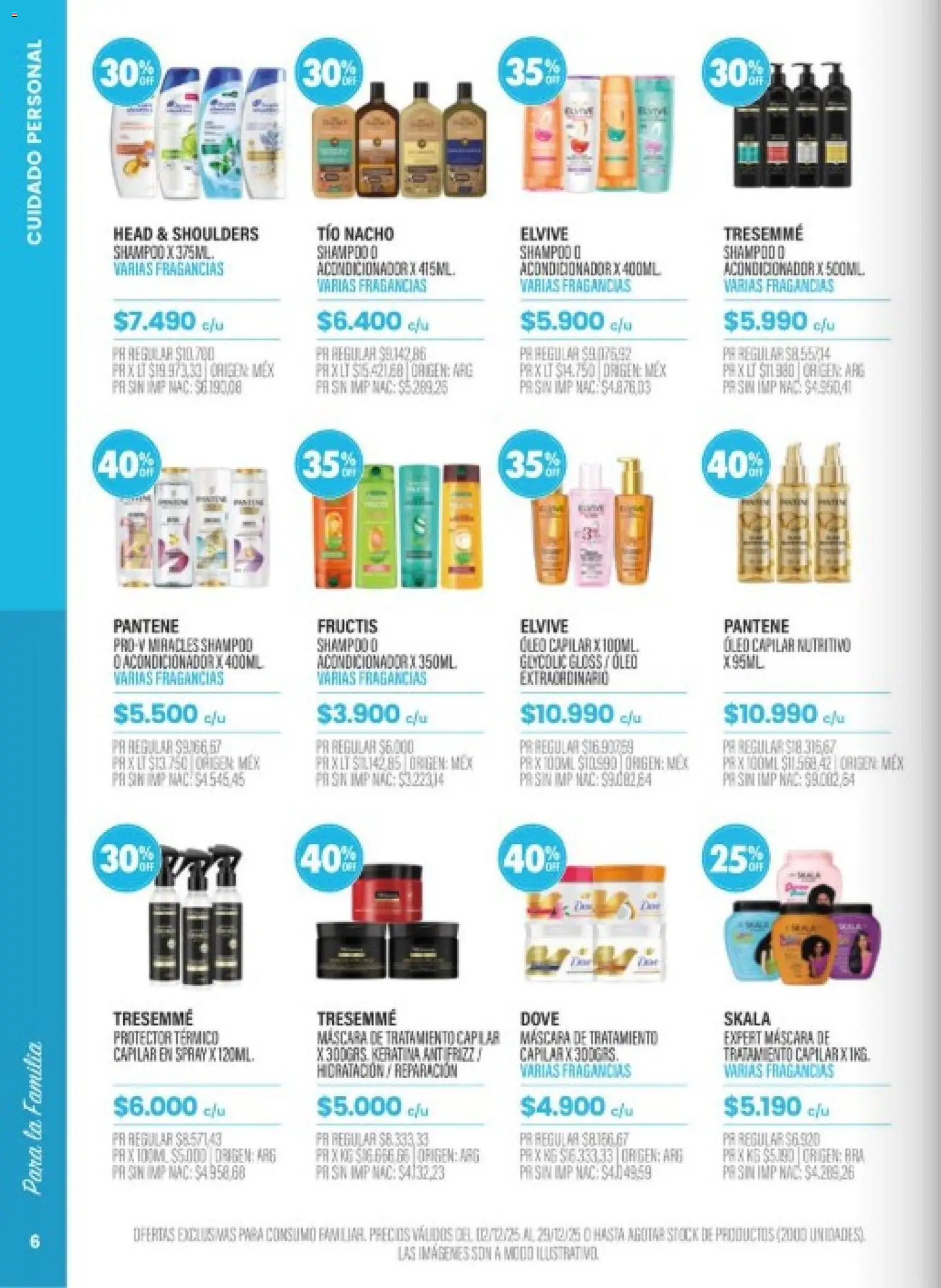 Pigmento catálogo │ válido desde el 02.12.2025 | Página: 6 | Productos: Máscara, Shampoo, Acondicionador