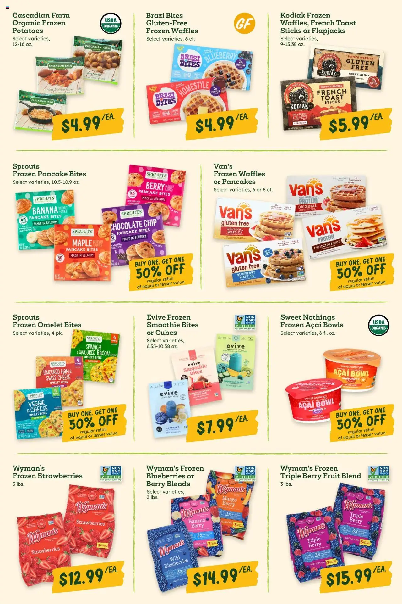 Sprouts Monthly Ad - valid from 24.09.2025 | Page: 17 | Products: Ham, Bananas, Strawberries, Kiwi
