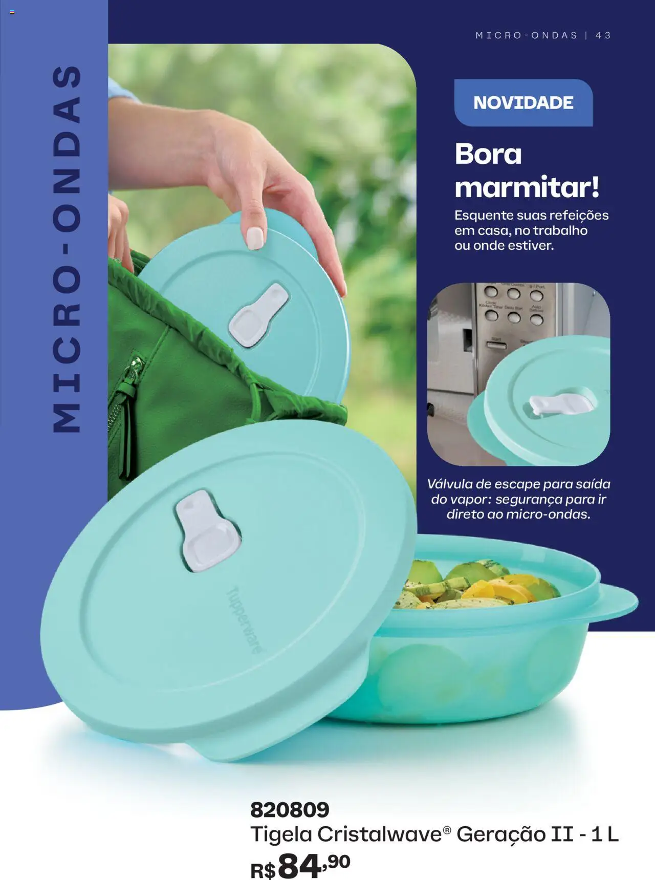 Tupperware Folheto - válido de 01.11.2025 | Página: 43 | Produtos: Microondas, Tigela