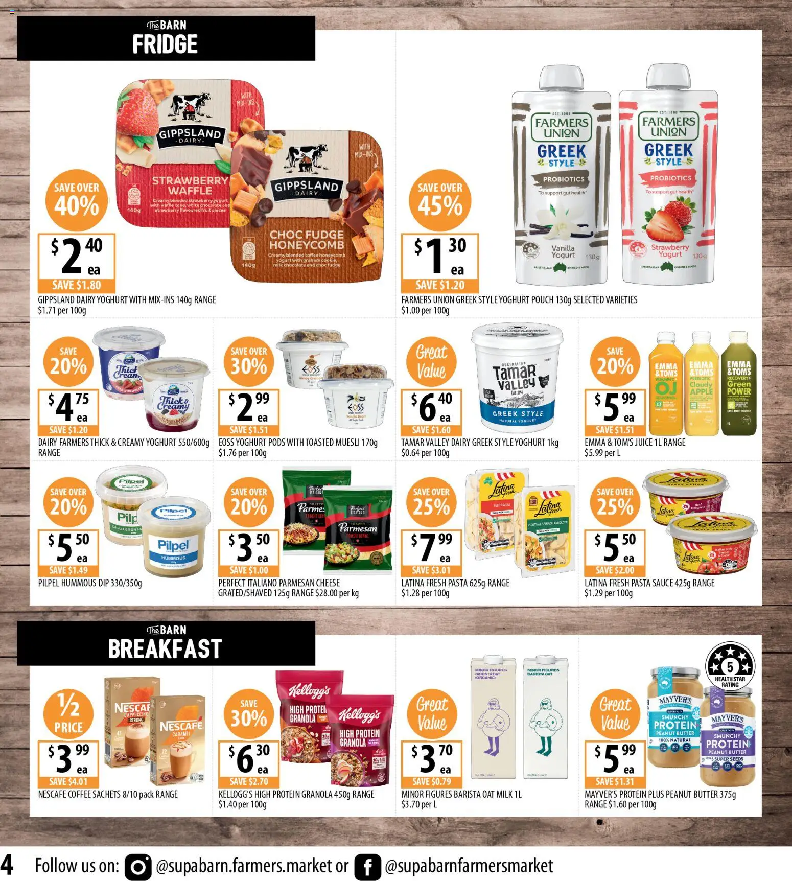 Supabarn catalogue - valid from 18.02.2026 | Page: 4 | Products: Butter, Coffee, Seeds, Sauce