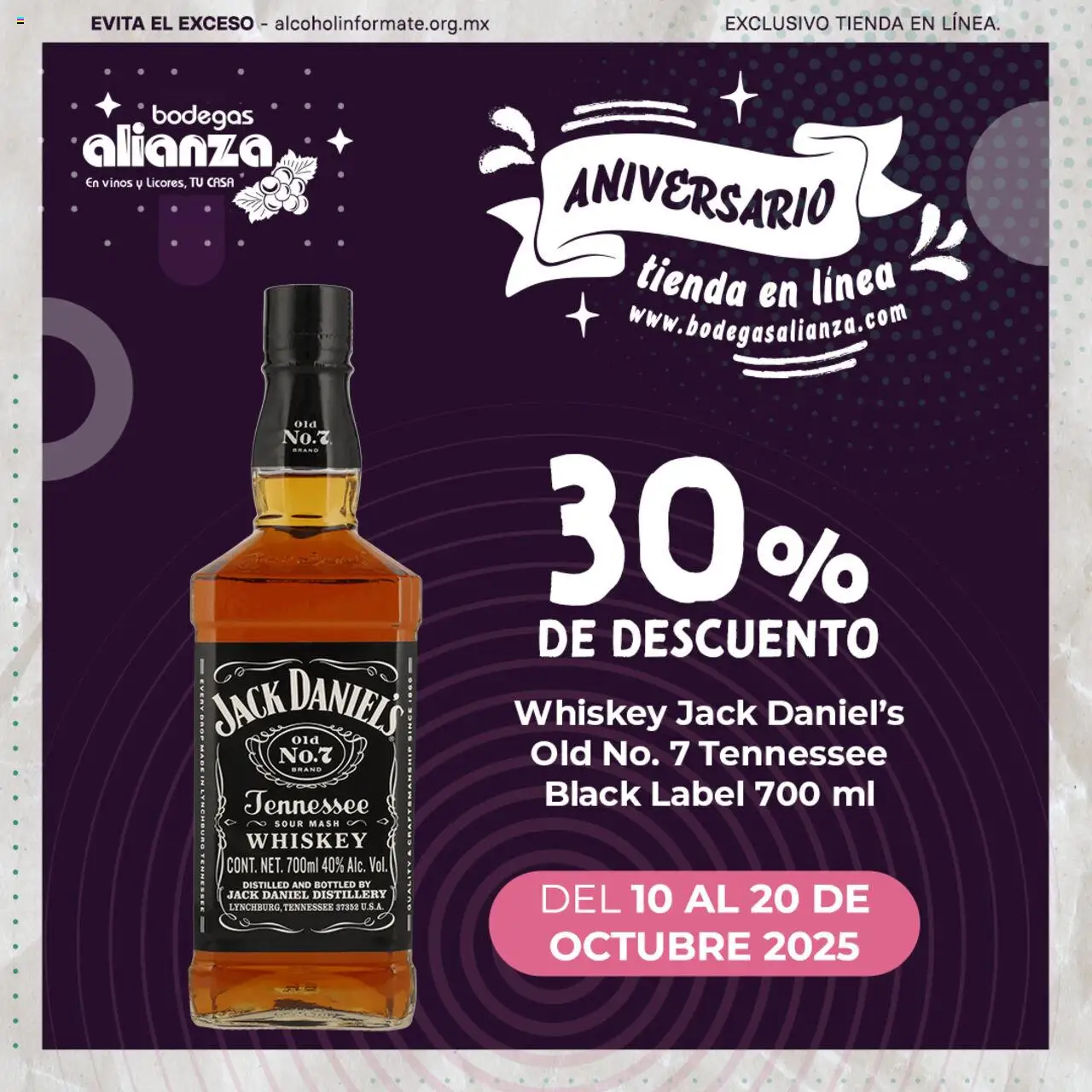 Nuevas ofertas de Bodegas Alianza válidas en toda la República Mexicana desde el 10.10.2025. ¡Encuentra las mejores ofertas en Bodegas Alianza - Catálogo Whiskey! | Página: 1 | Productos: Whiskey