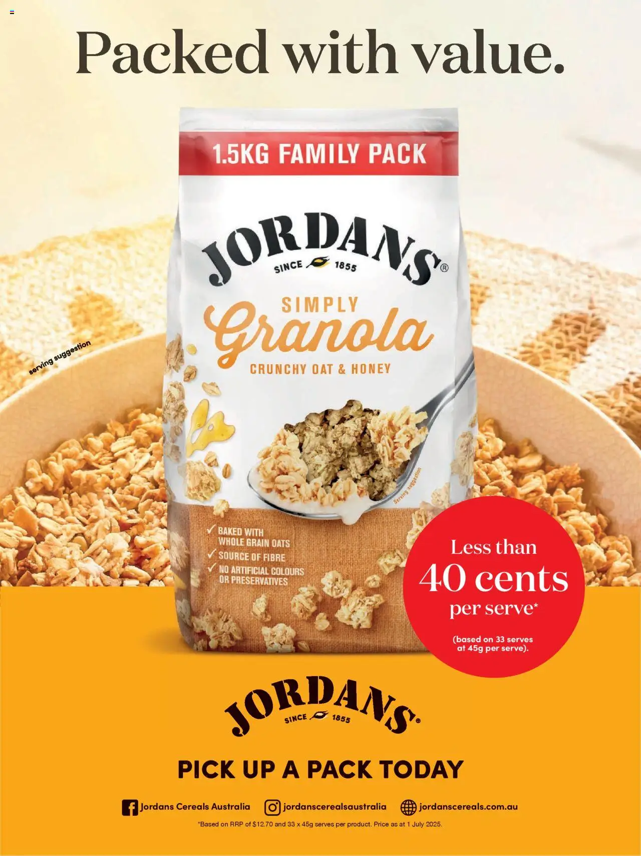 Woolworths catalogue - valid from 01.07.2025 | Page: 4 | Products: Granola, Honey, Oats