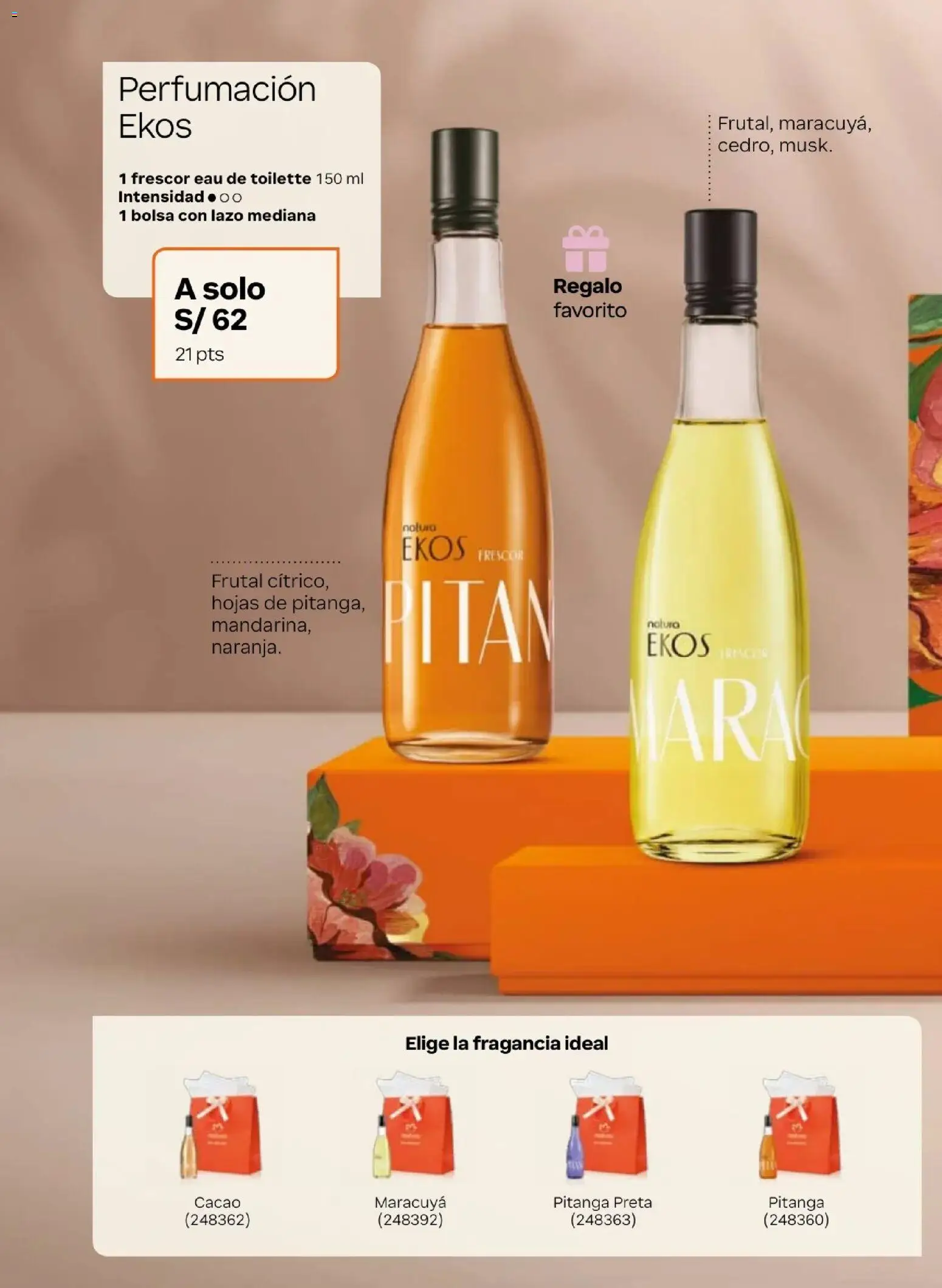 Catálogo Natura válido desde 31.03.2026 | Página: 12 | Productos: Bolsa, Fragancia, EAU de Toilette