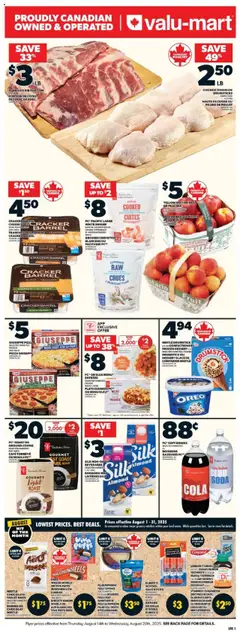 Preview of Valu Mart weekly flyer from shop Valu Mart valid from 14.08.2025
