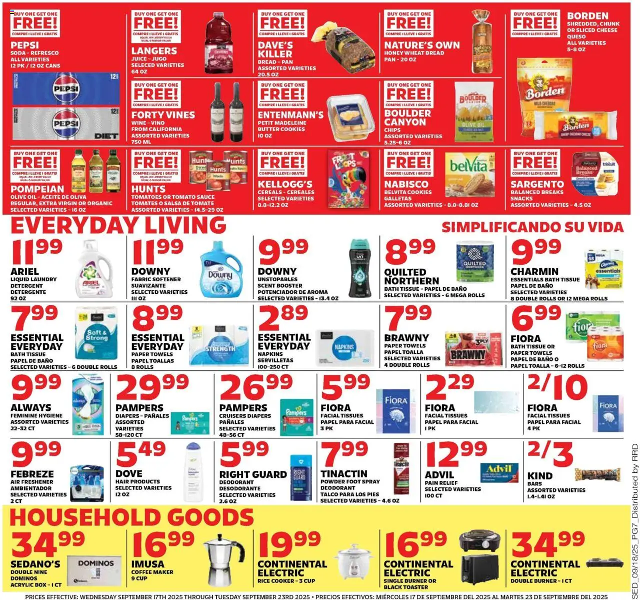 Sedano's Current Ad - FL - valid from 17.09.2025 | Page: 7 | Products: Bath, Acrylic, Powder, Butter