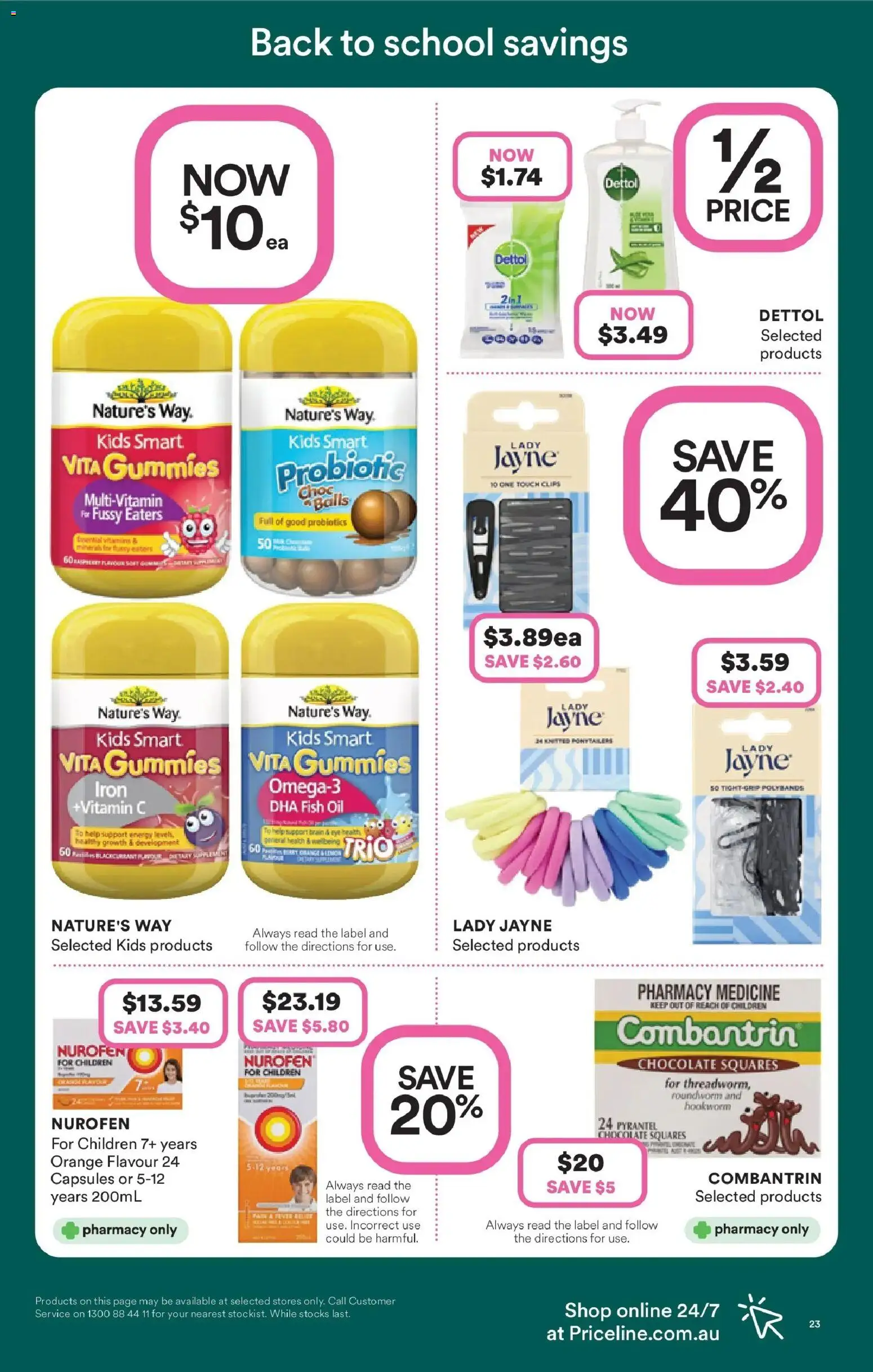 Priceline Pharmacy catalogue - valid from 22.01.2026 | Page: 23 | Products: Fish, Fish oil, Multivitamin, Iron
