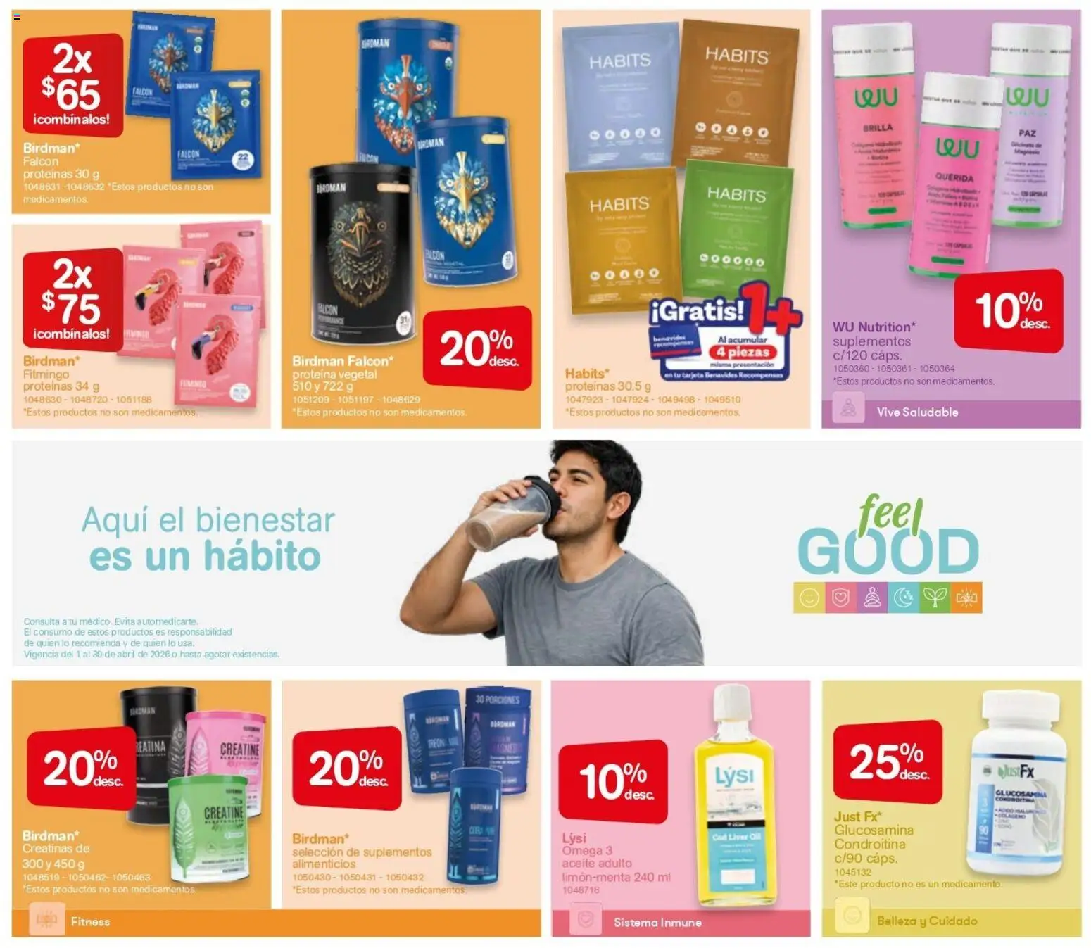 Nuevas ofertas de Farmacia Benavides válidas en toda la República Mexicana desde el 01.04.2026. ¡Encuentra las mejores ofertas en Farmacia Benavides catálogo! | Página: 10