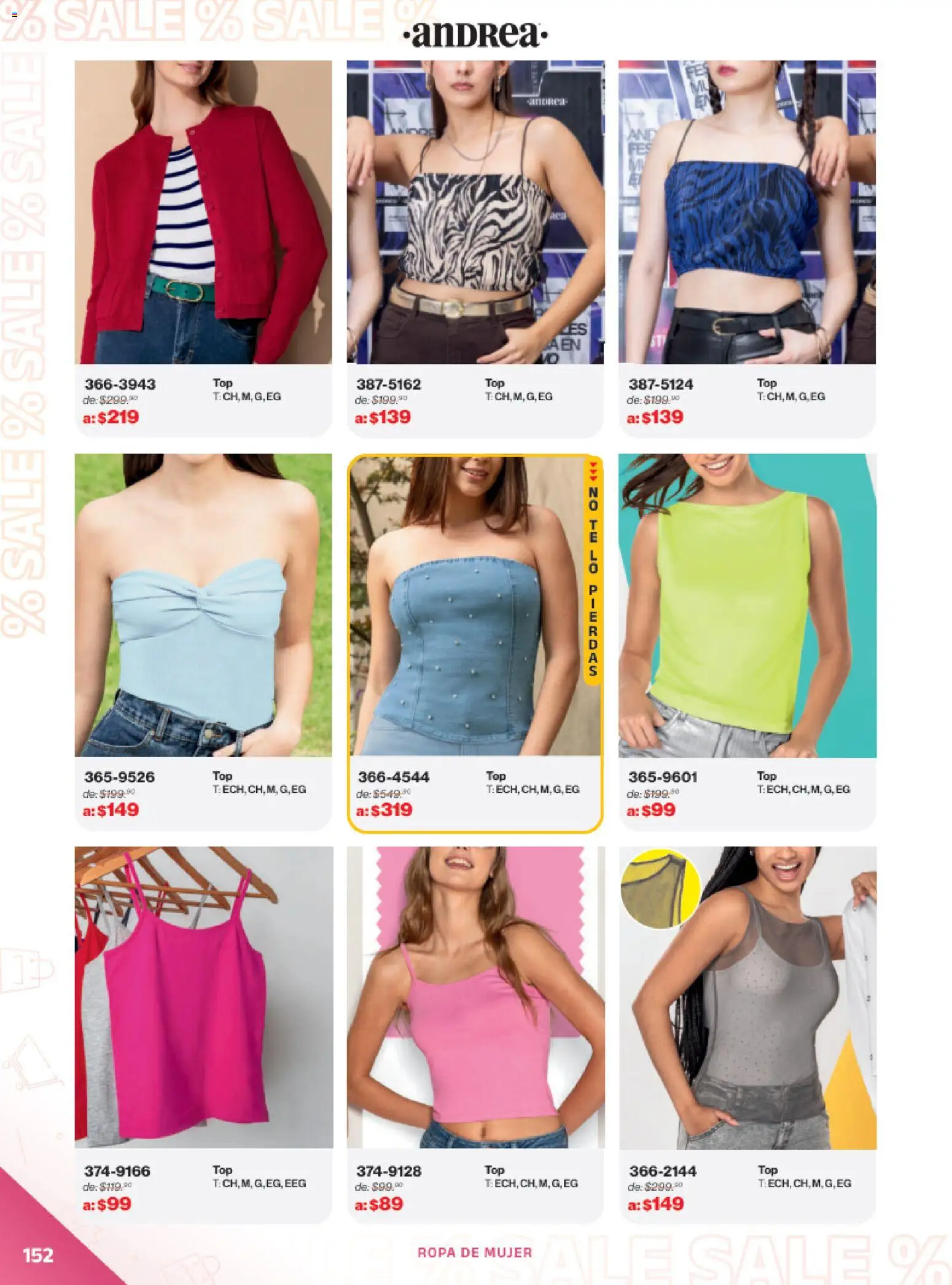 Nuevas ofertas de Andrea válidas en toda la República Mexicana desde el 21.12.2025. ¡Encuentra las mejores ofertas en Andrea catálogo Outlet! | Página: 152 | Productos: Ropa