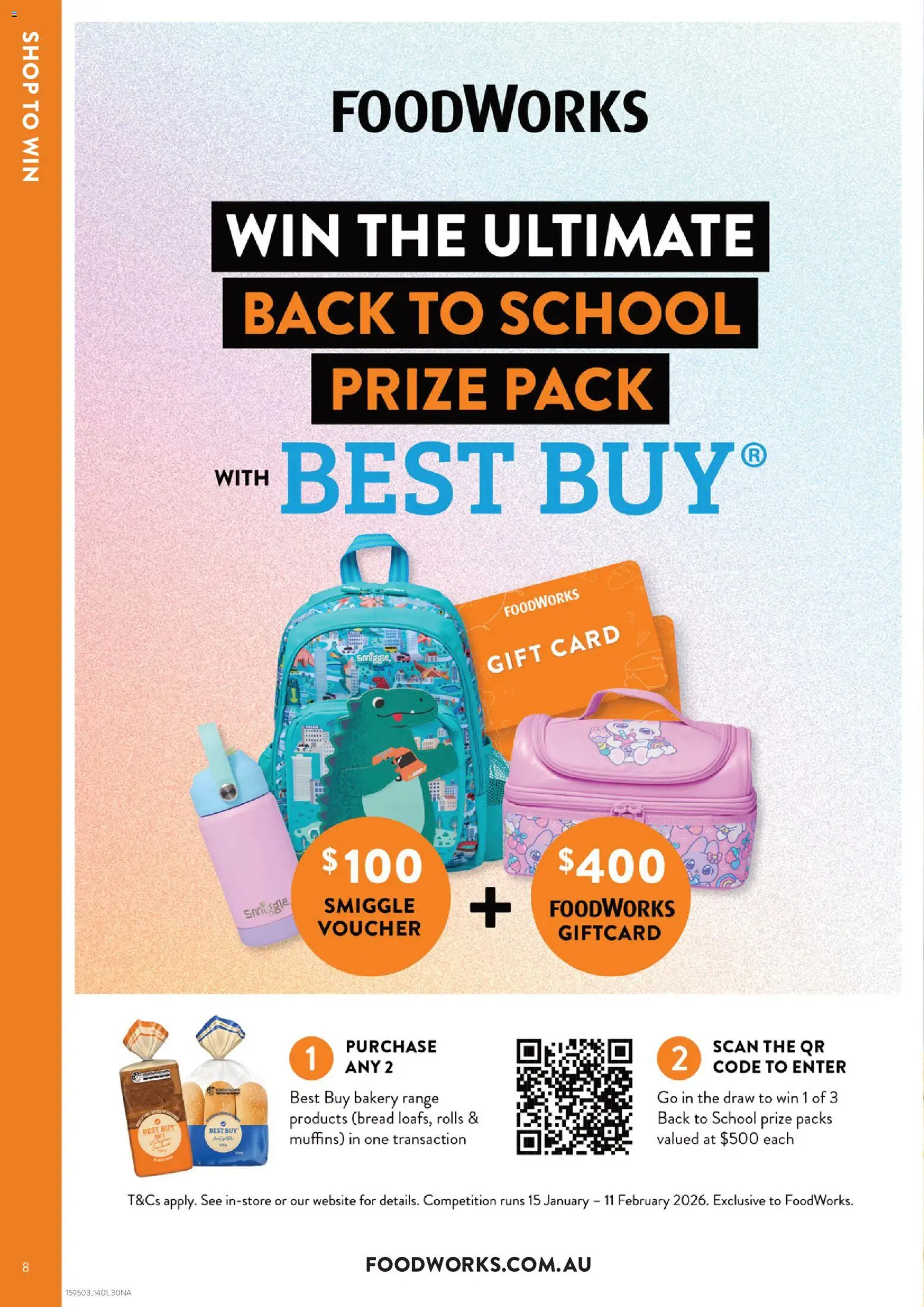 Foodworks catalogue - valid from 13.01.2026 | Page: 8 | Products: Bread, Muffins, Bakery